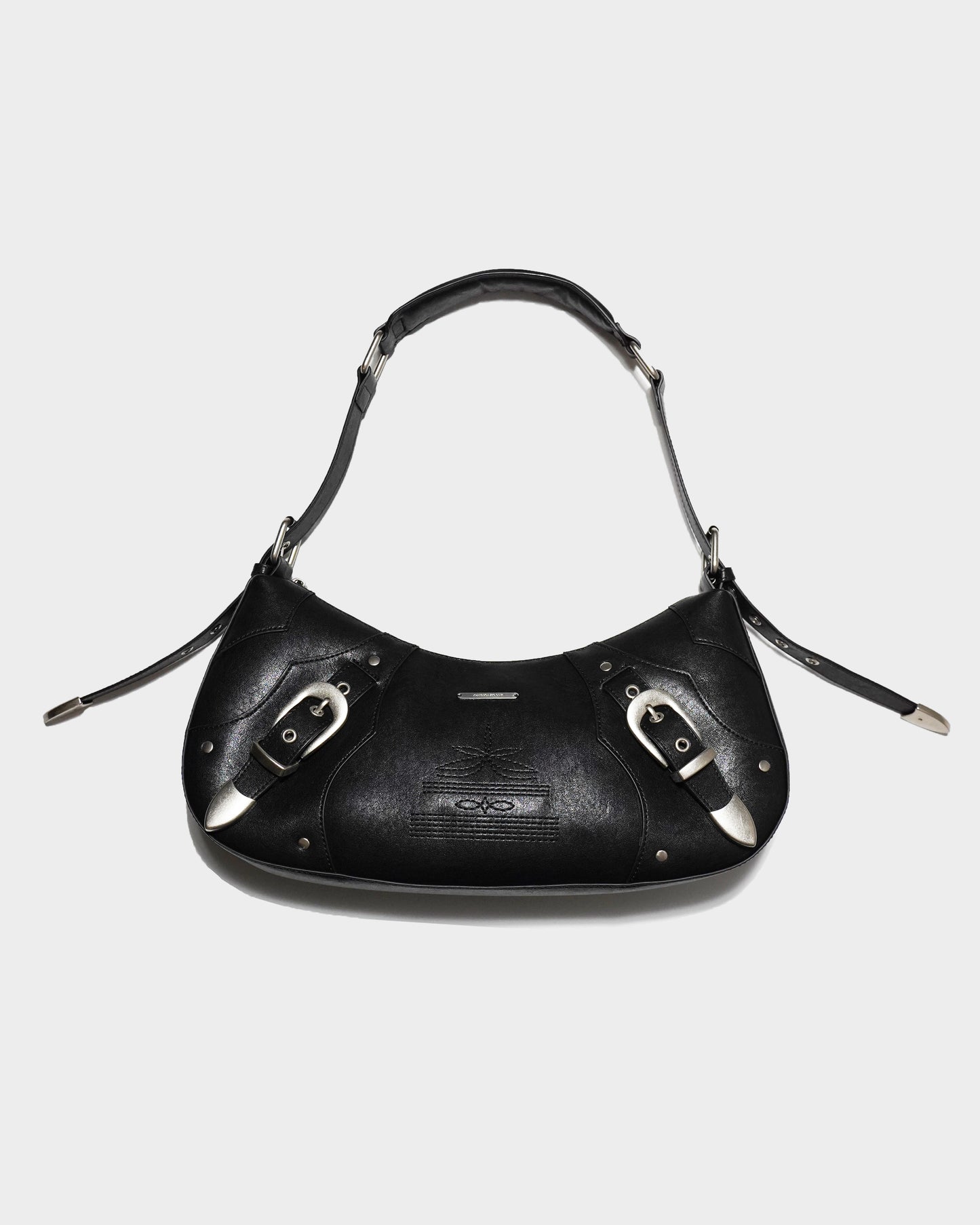 FAUX LEATHER BELT BUCKLE WESTERN BAG