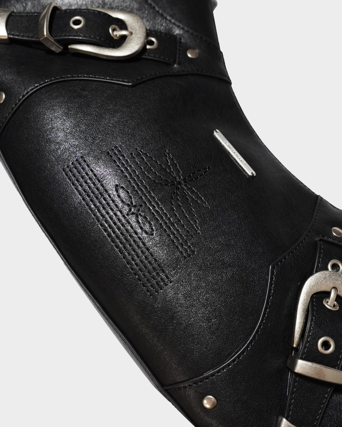 FAUX LEATHER BELT BUCKLE WESTERN BAG