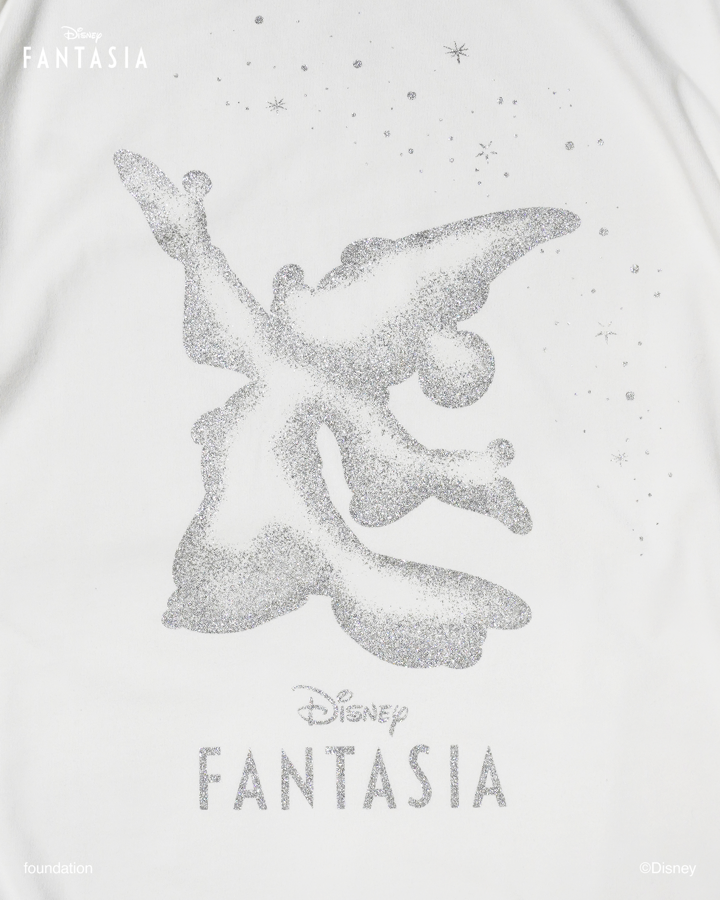 DISNEY / FANTASIA / GLITTER GRAPHIC TEE