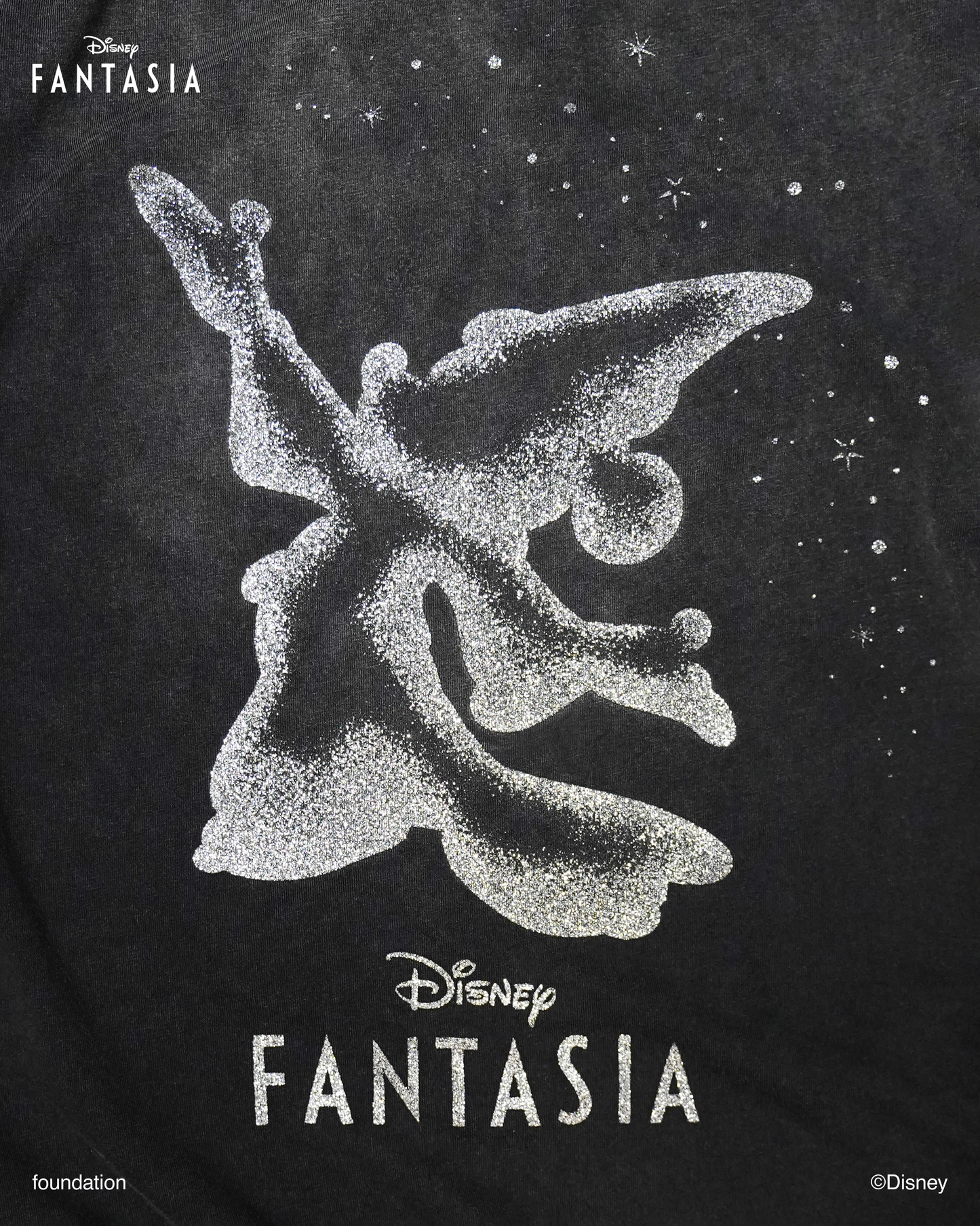 DISNEY / FANTASIA / GLITTER GRAPHIC TEE