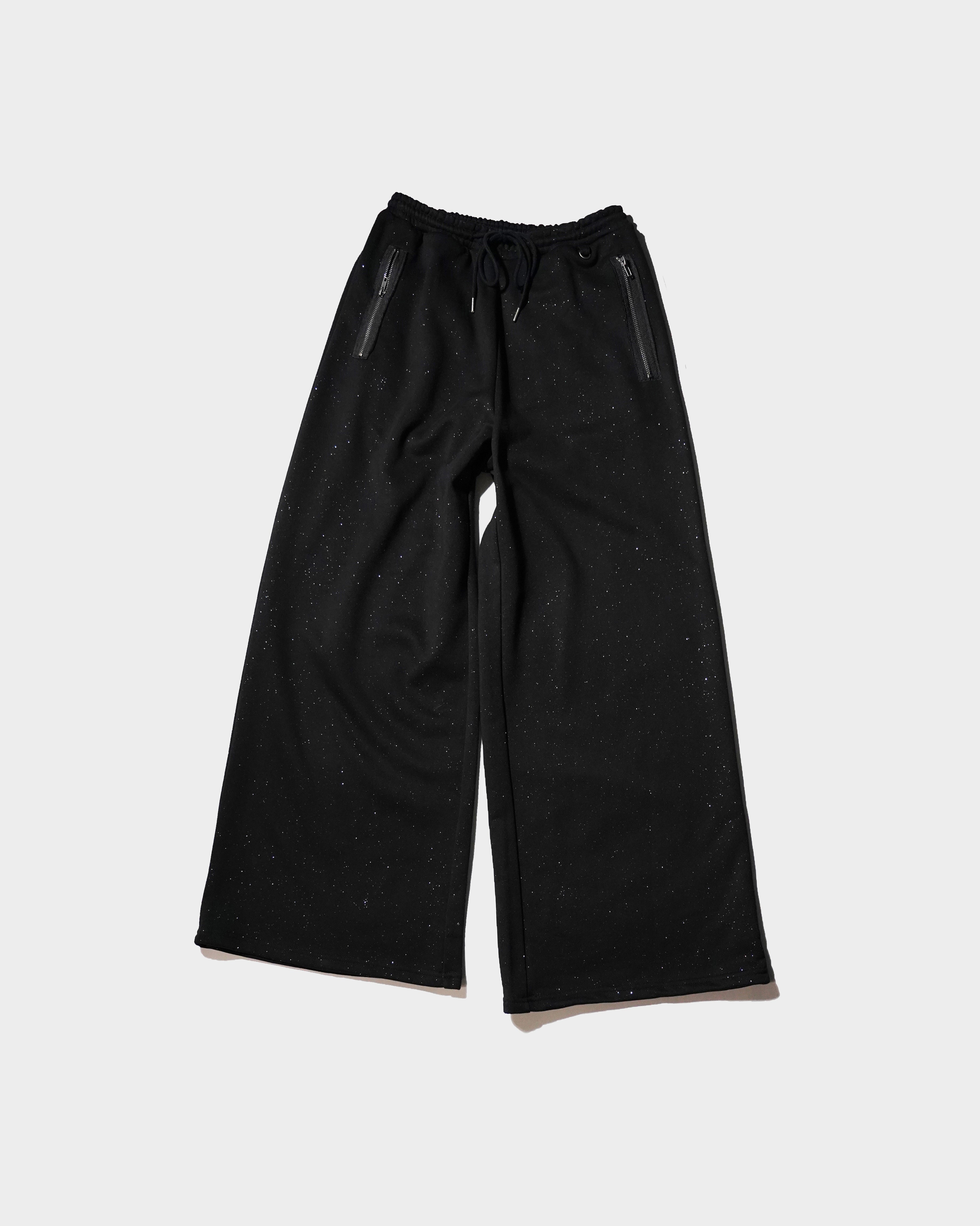 WIDE BAGGY GRIDDER SWEAT PANTS – CAMPHOR WOOD - OFFICIAL ONLINE