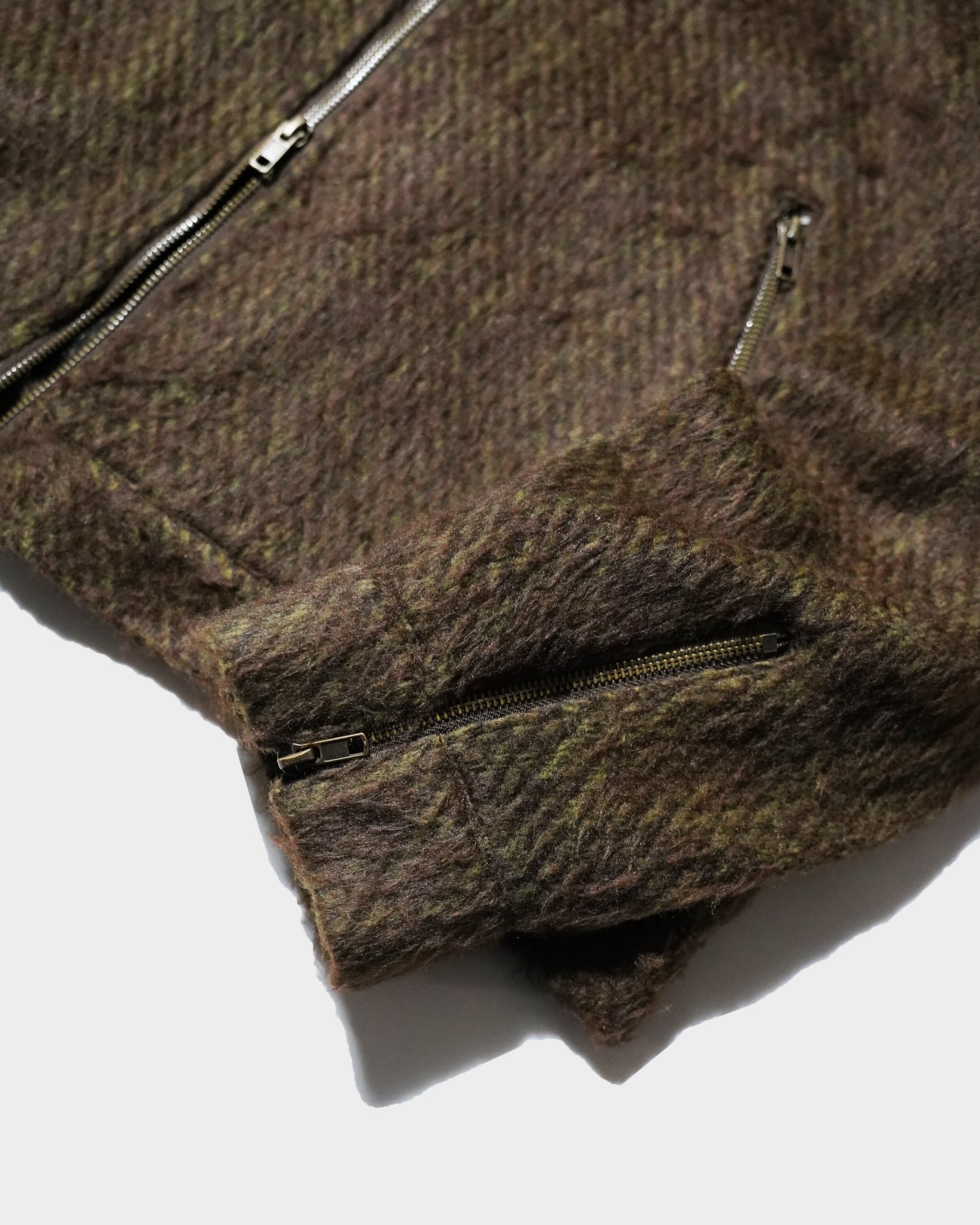 SAILOR COLLAR SHAGGY HOODIE