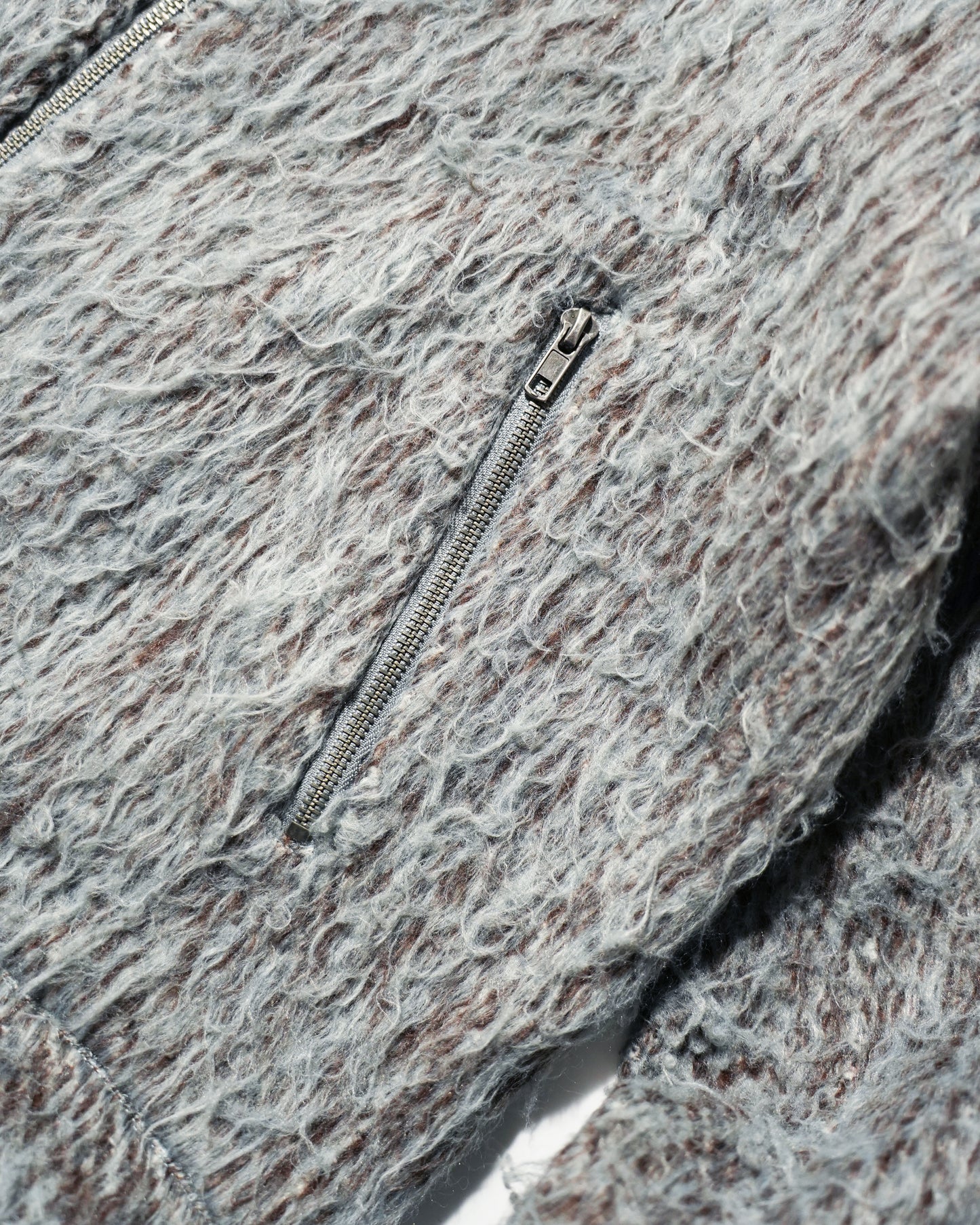 SAILOR COLLAR SHAGGY HOODIE