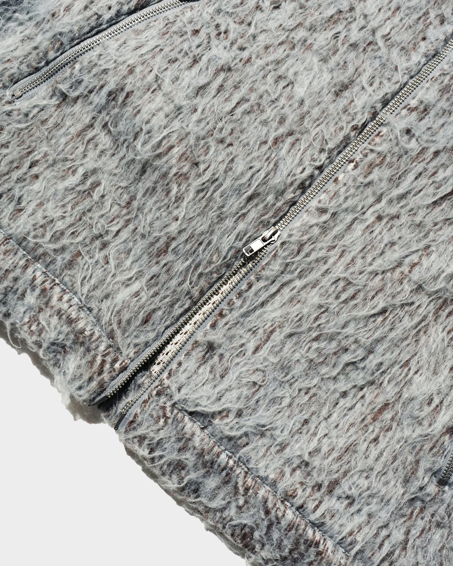 SAILOR COLLAR SHAGGY HOODIE