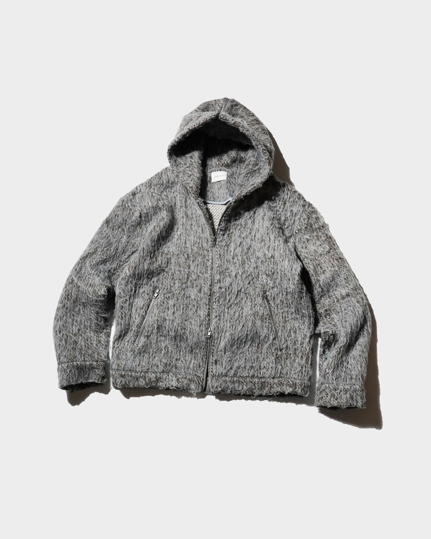 SAILOR COLLAR SHAGGY HOODIE