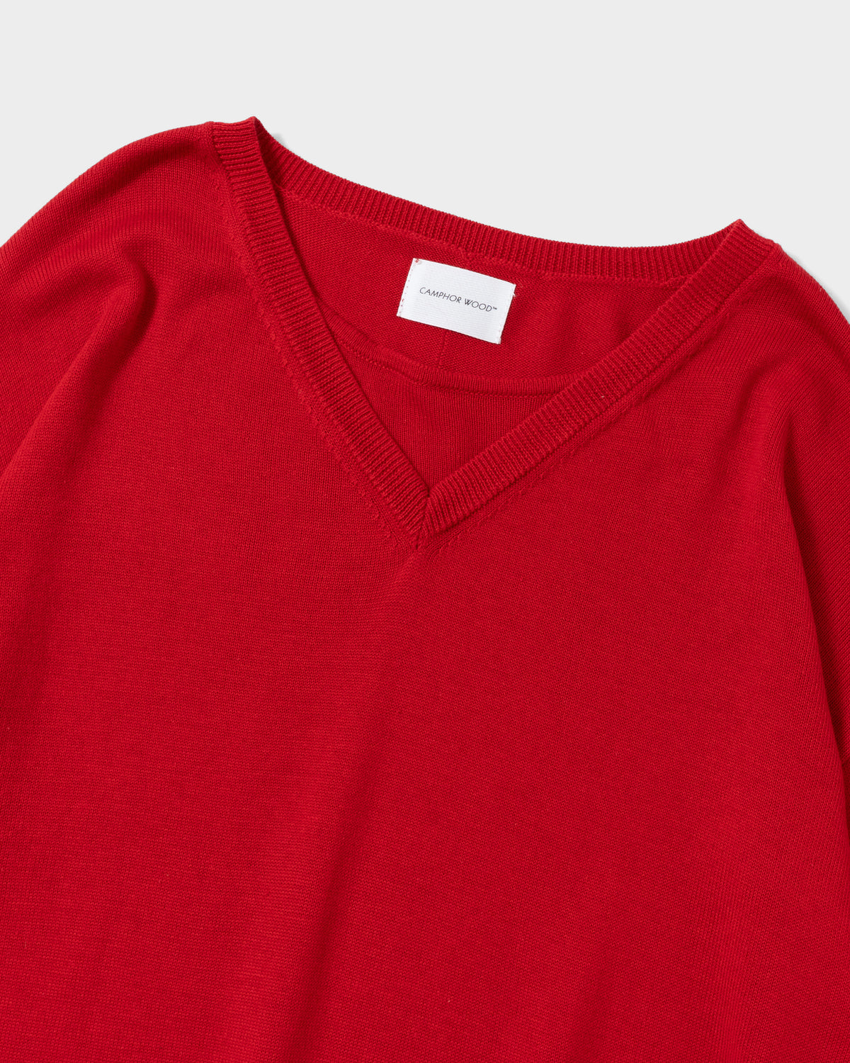 DOUBLE LAYERED V-NECK SWEATER
