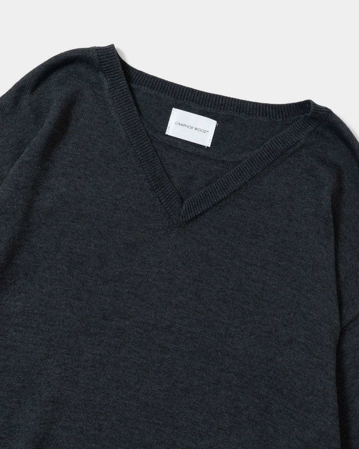 DOUBLE LAYERED V-NECK SWEATER