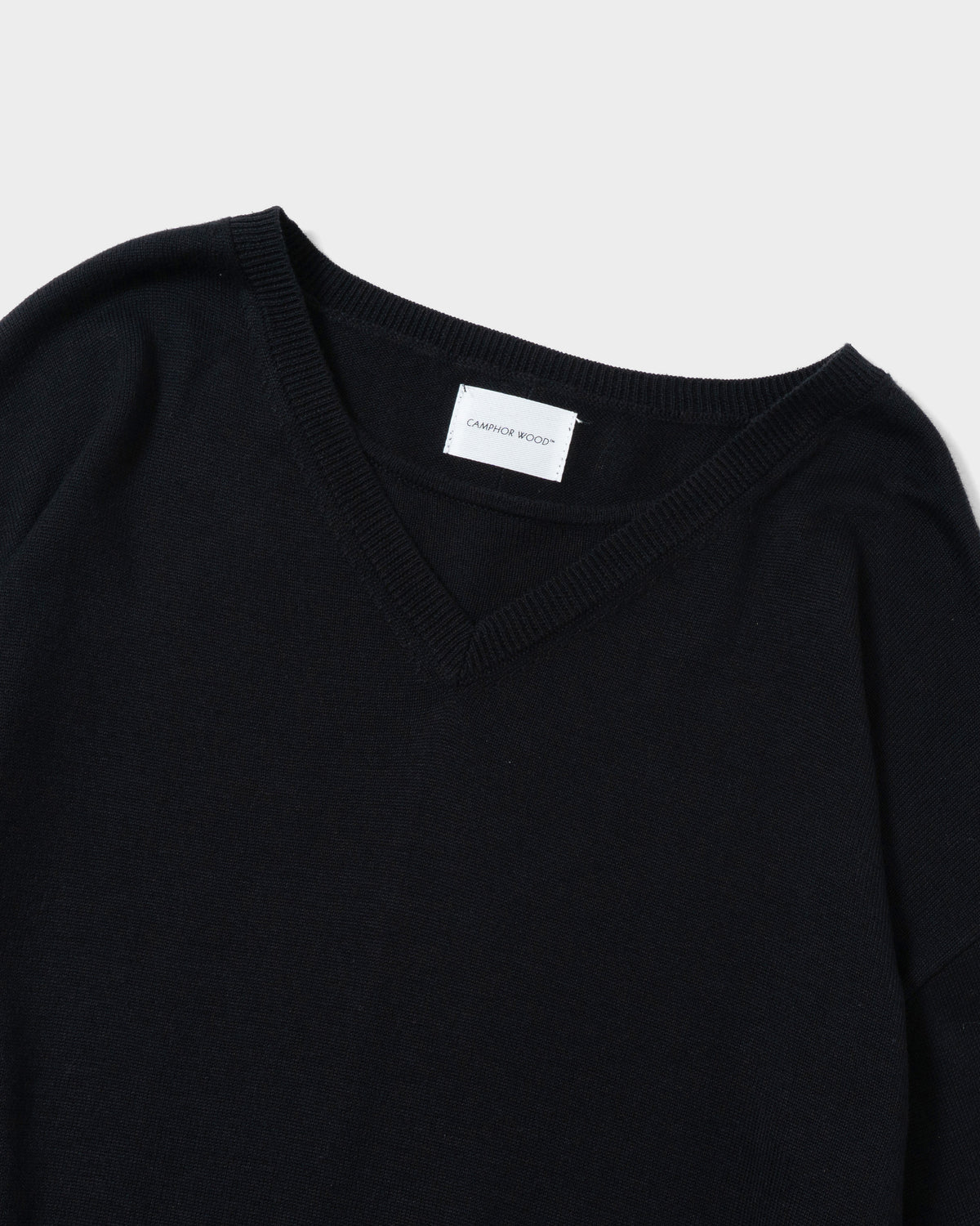 DOUBLE LAYERED V-NECK SWEATER