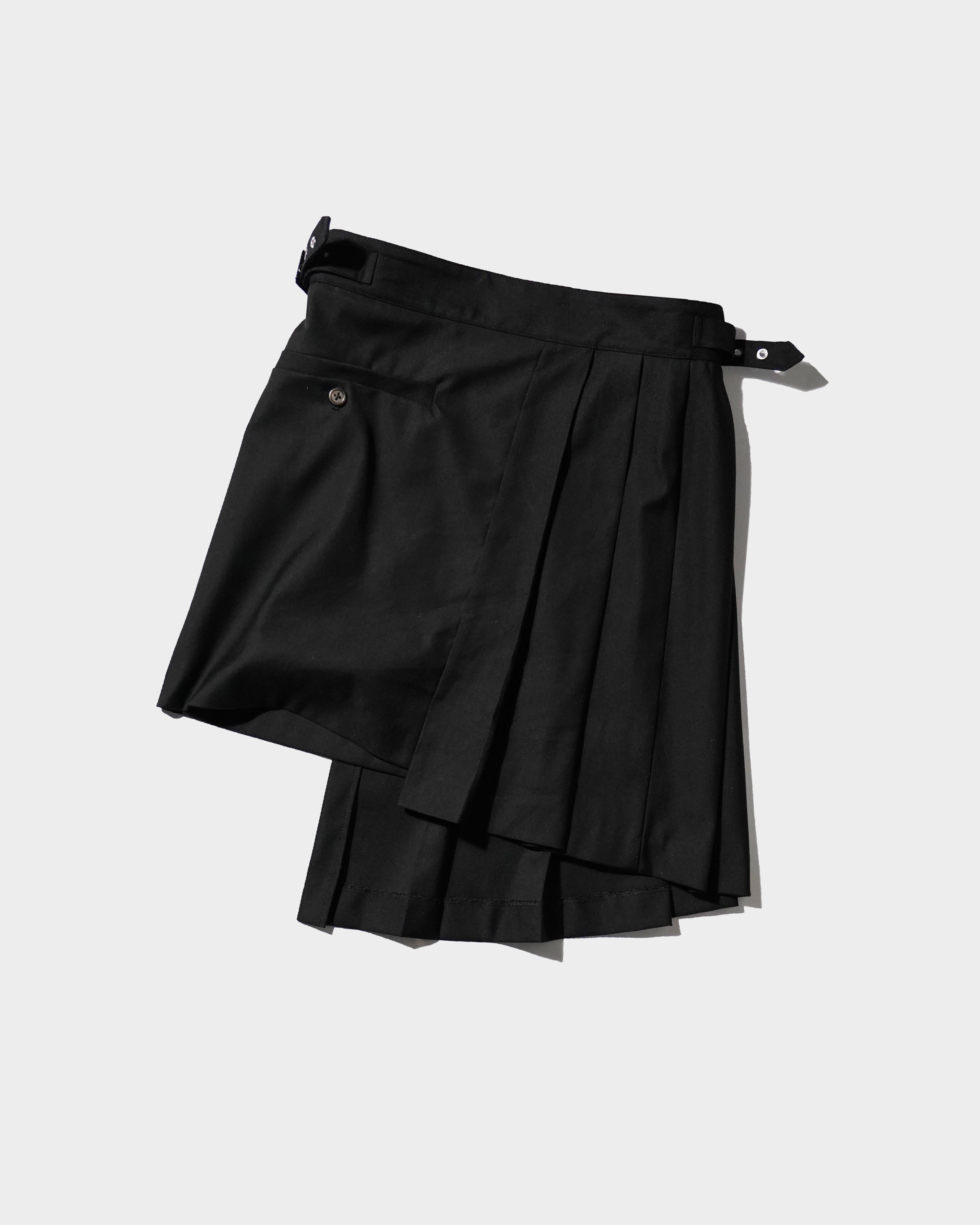 EYELET PLEATS WRAP SKIRT – CAMPHOR WOOD - OFFICIAL ONLINE STORE
