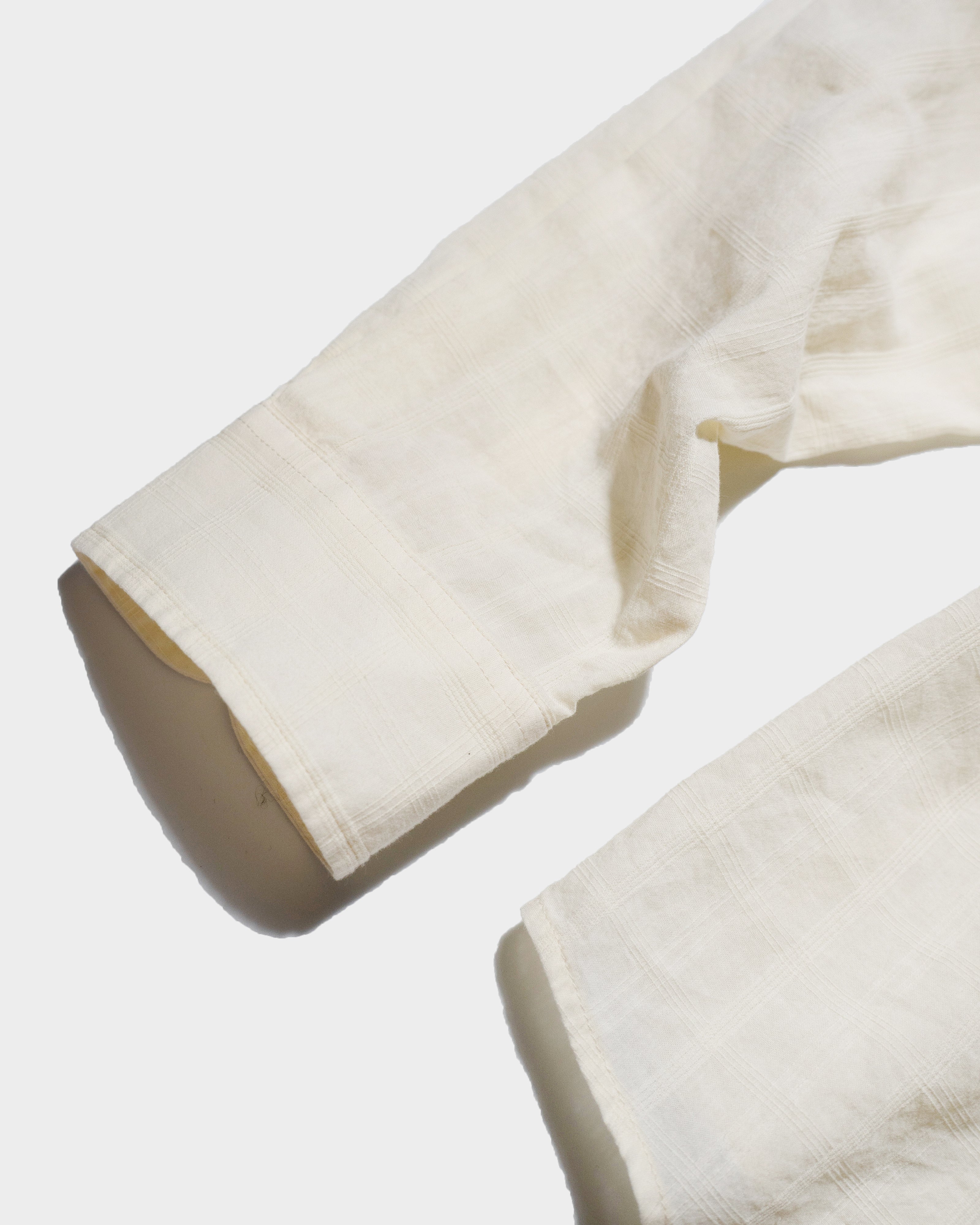 SHEER CHECK L/S SHIRTS – CAMPHOR WOOD - OFFICIAL ONLINE STORE