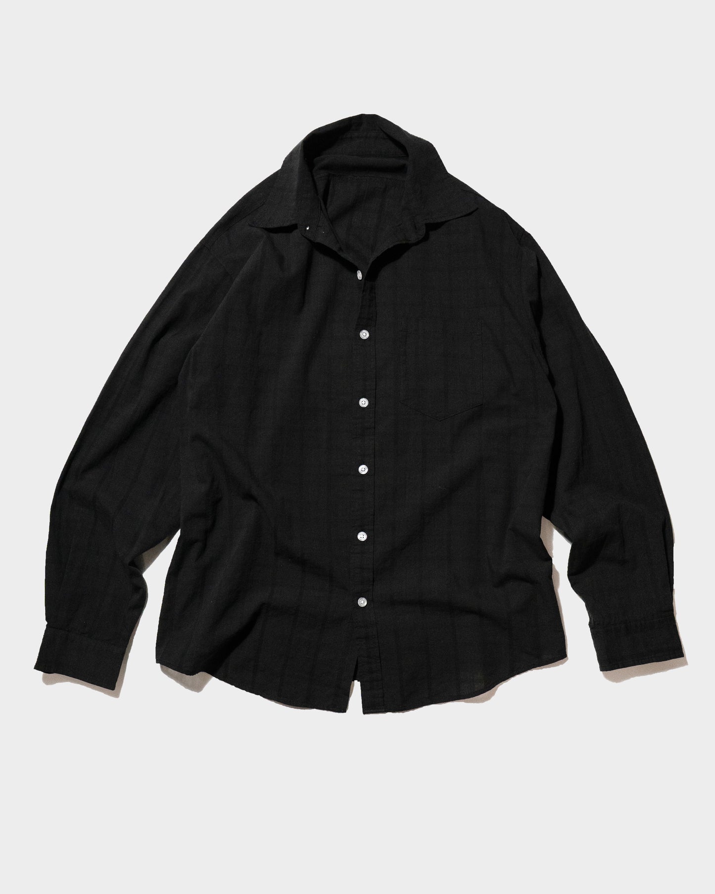 SHEER CHECK L/S SHIRTS