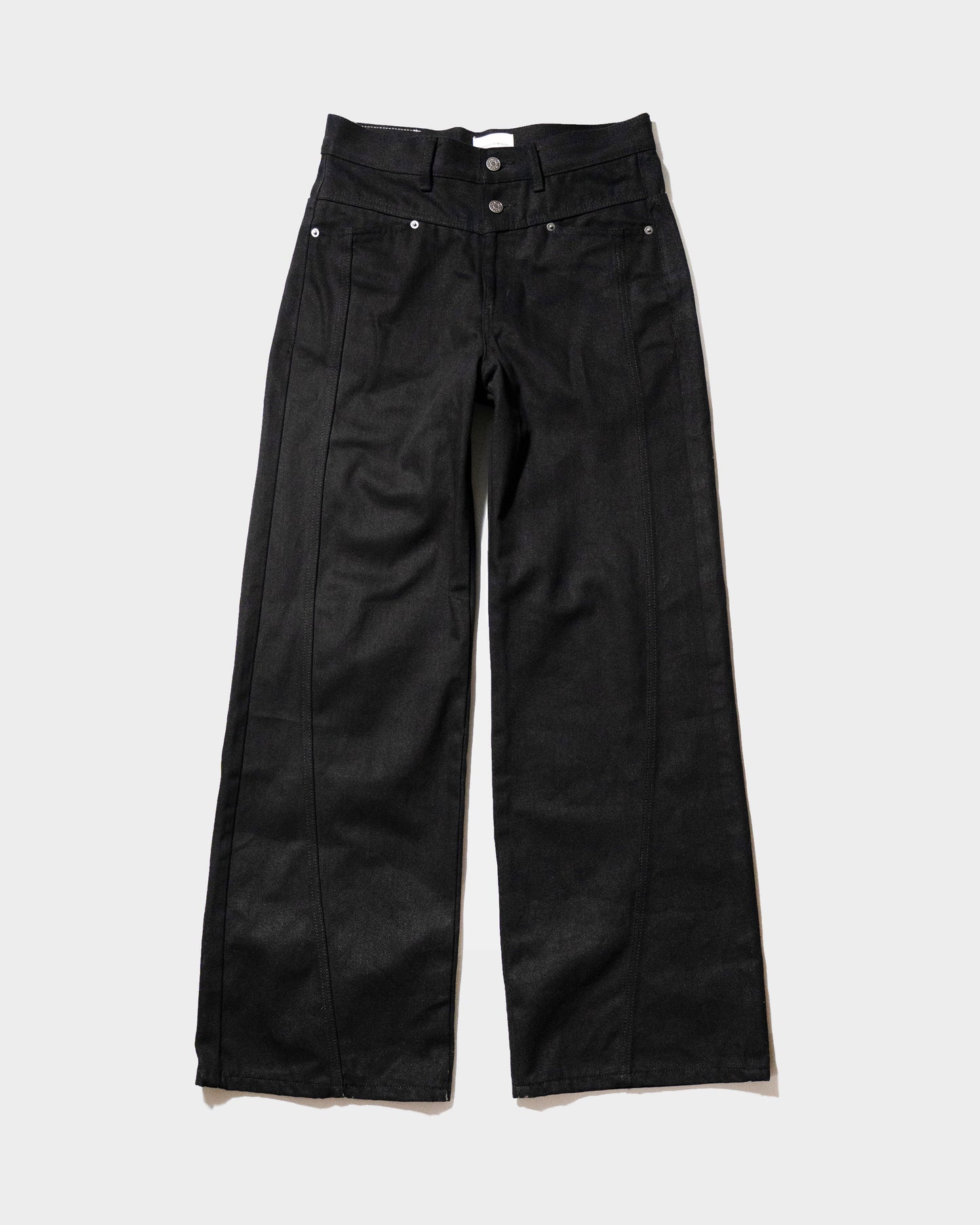 SIDE SEEM BOOTS CUT RIGID JEANS