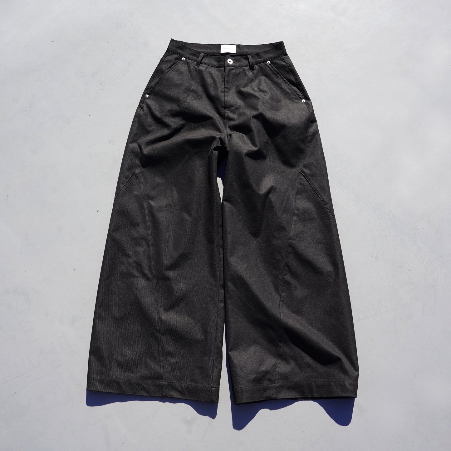 super baggy polyester slacks