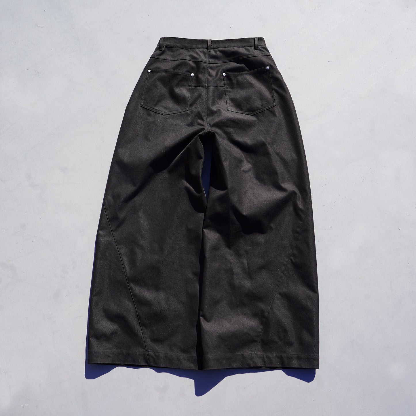 super baggy polyester slacks