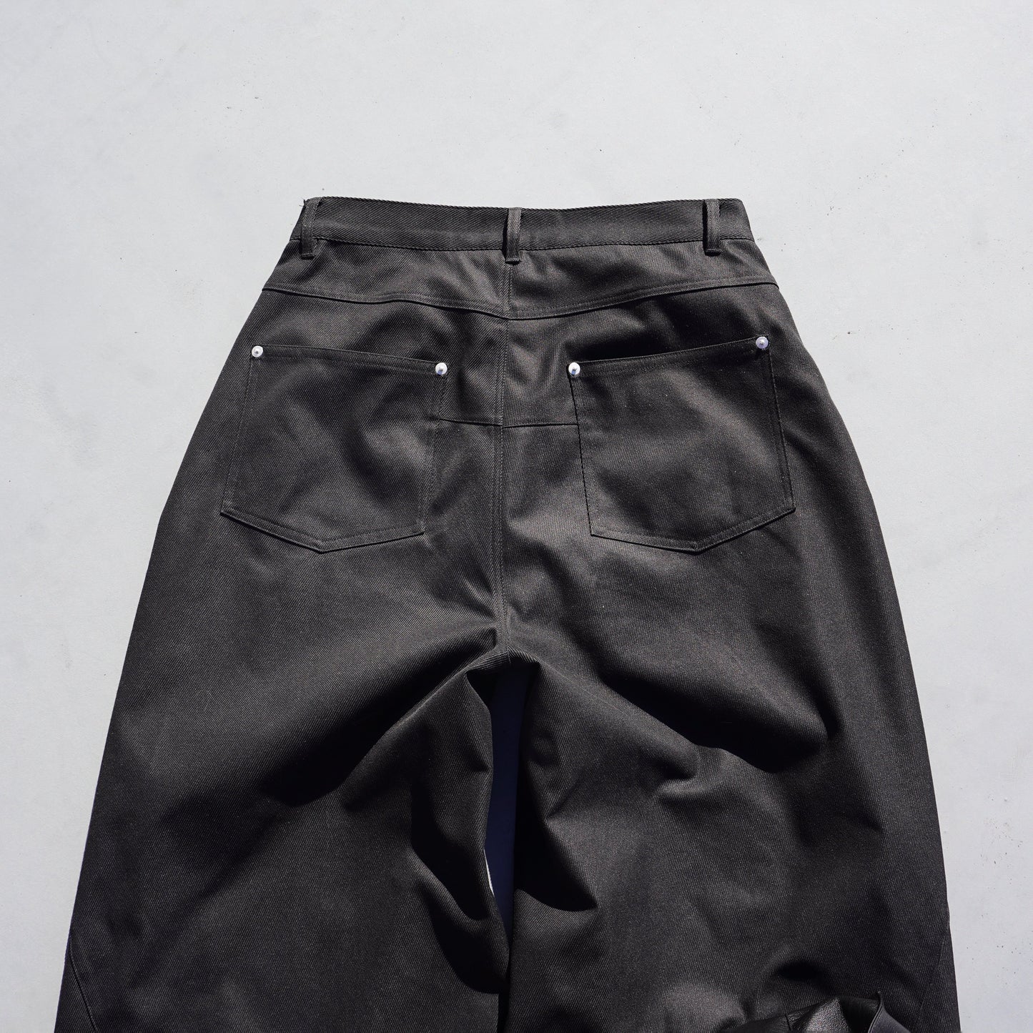 super baggy polyester slacks