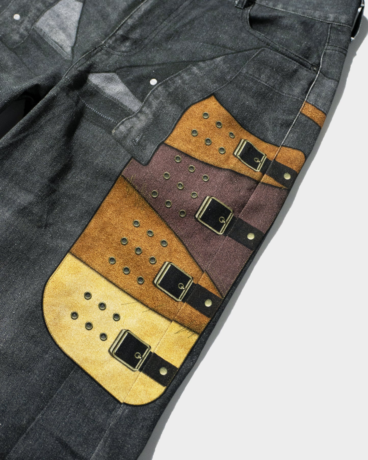 PISTOL HOLSTER COWBOY PRINT DENIM