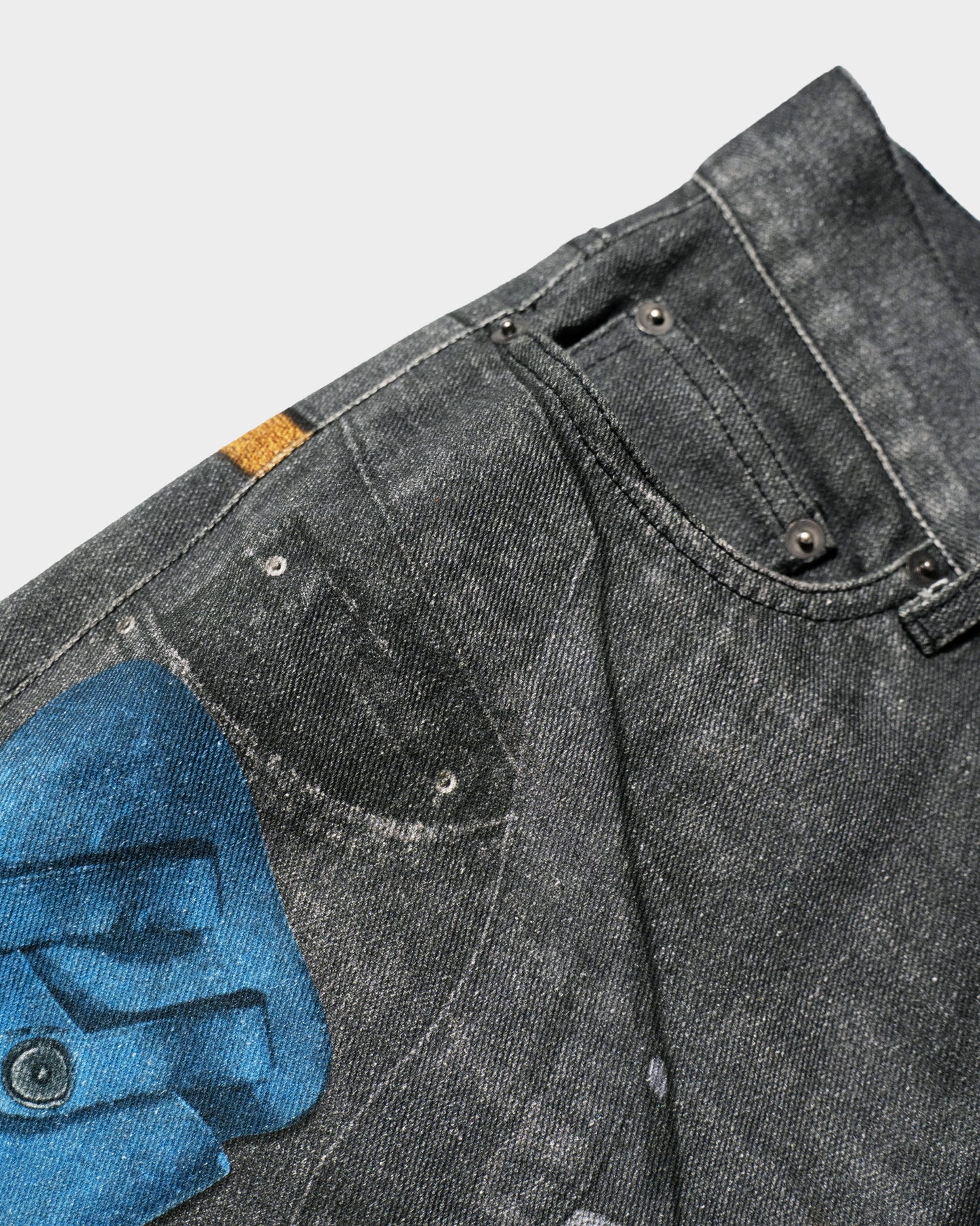 PISTOL HOLSTER COWBOY PRINT DENIM