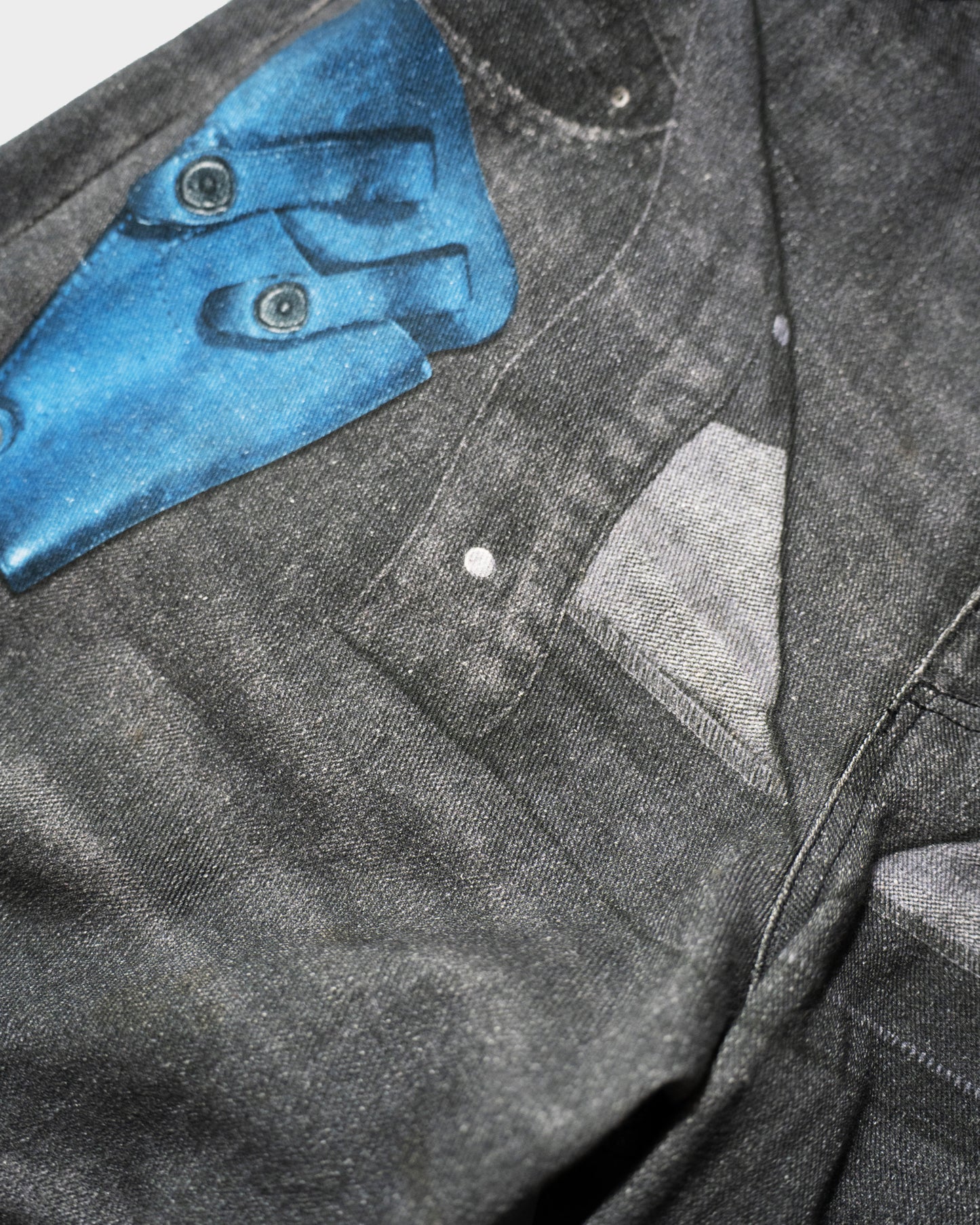 PISTOL HOLSTER COWBOY PRINT DENIM