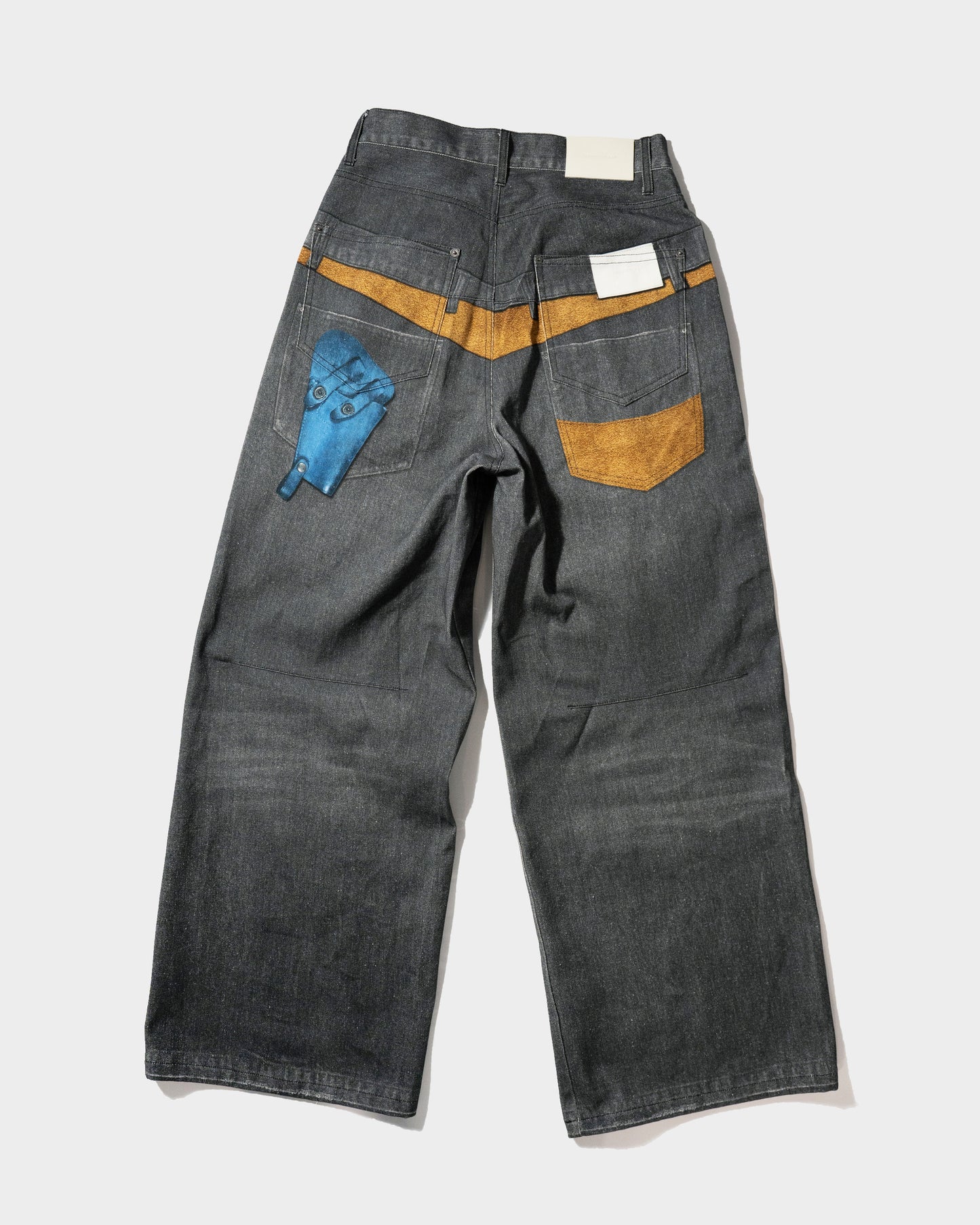 PISTOL HOLSTER COWBOY PRINT DENIM