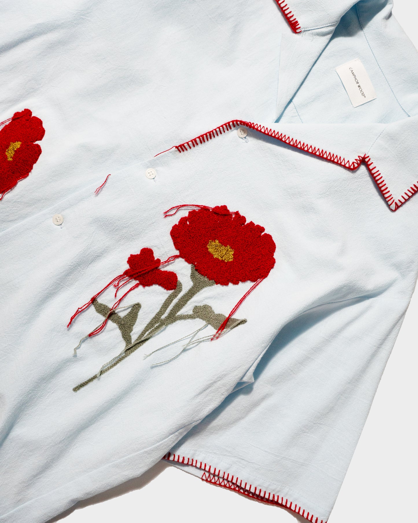 FLOWER EMBROIDERY SAGARA H/S SHIRT