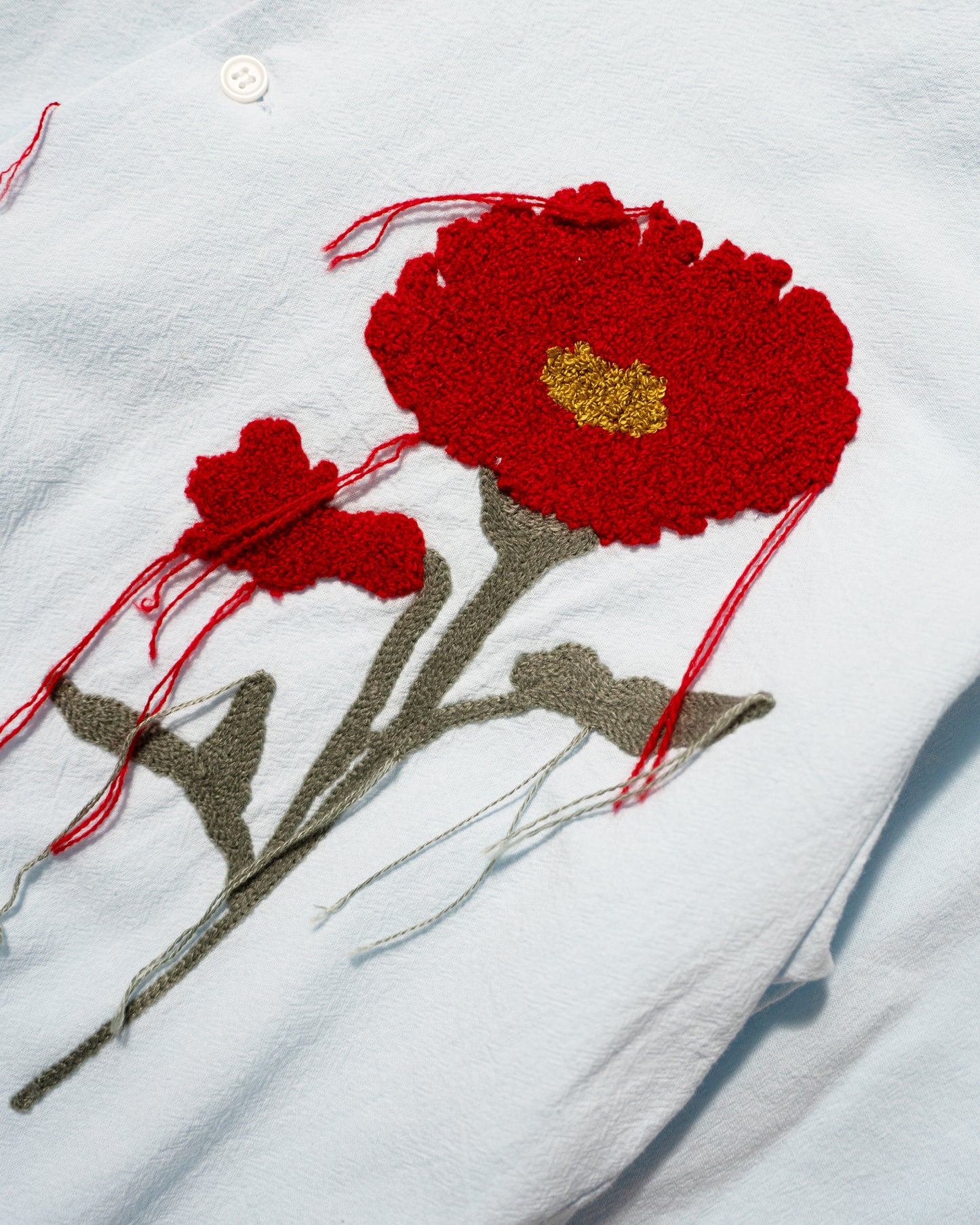 FLOWER EMBROIDERY SAGARA H/S SHIRT