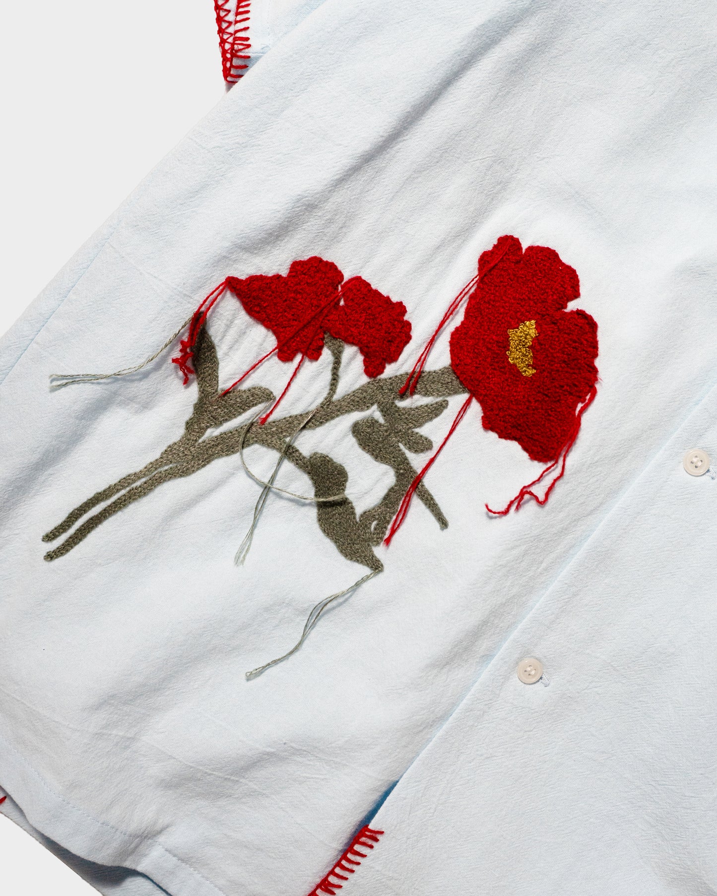 FLOWER EMBROIDERY SAGARA H/S SHIRT
