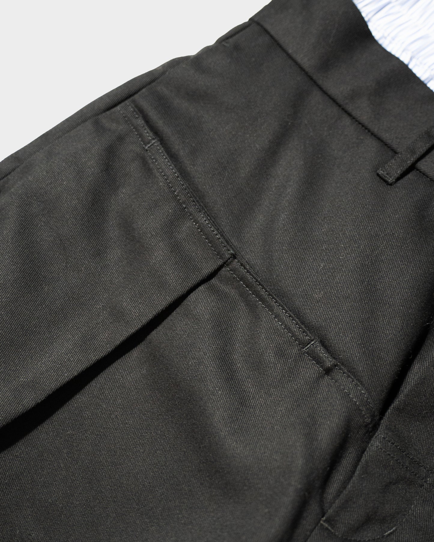【 Dickies®︎×CAMPHORWOOD 】LAYERED BOXER CUT-OFF WIDE CHINO SHORTS
