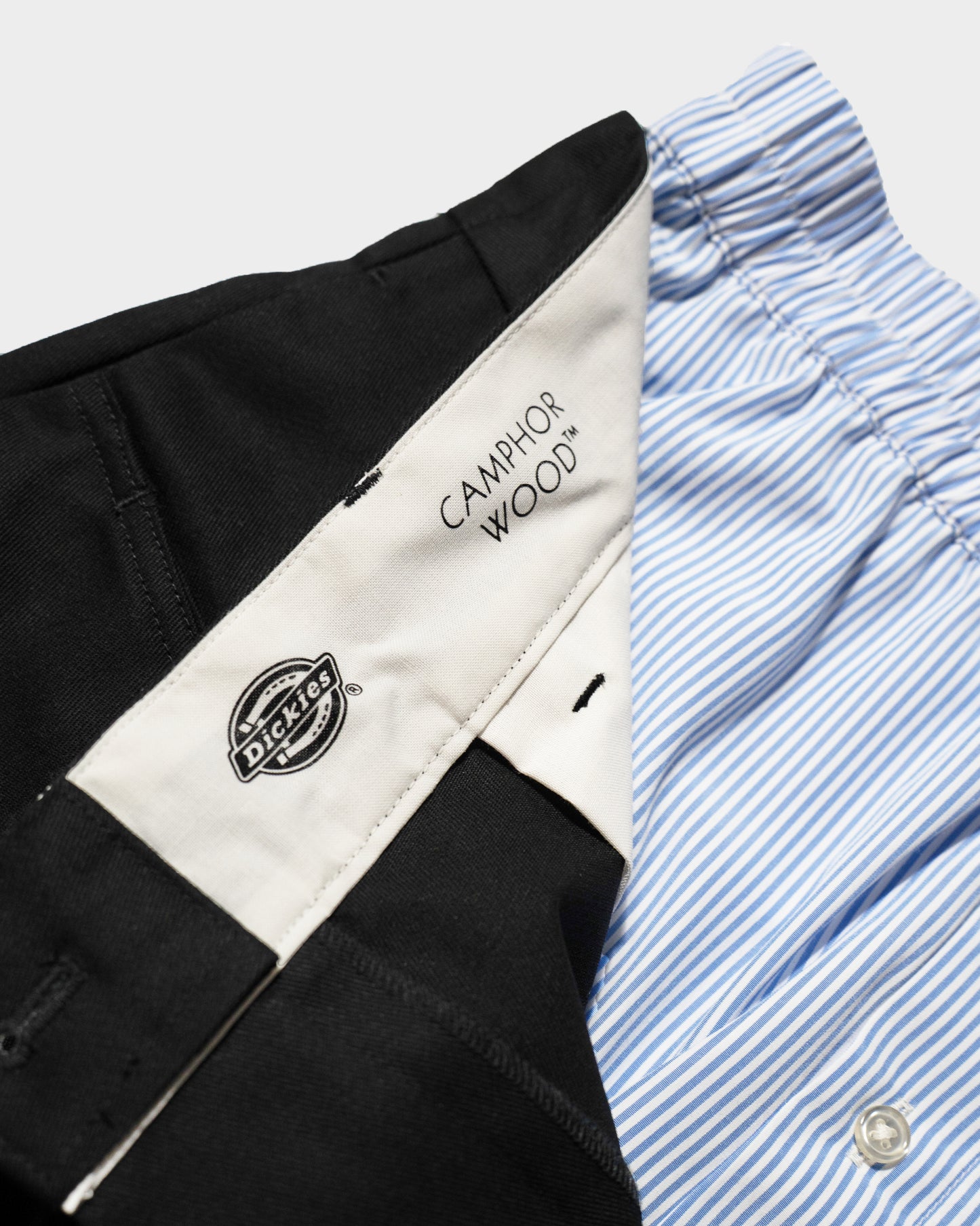 【 Dickies®︎×CAMPHORWOOD 】LAYERED BOXER CUT-OFF WIDE CHINO SHORTS