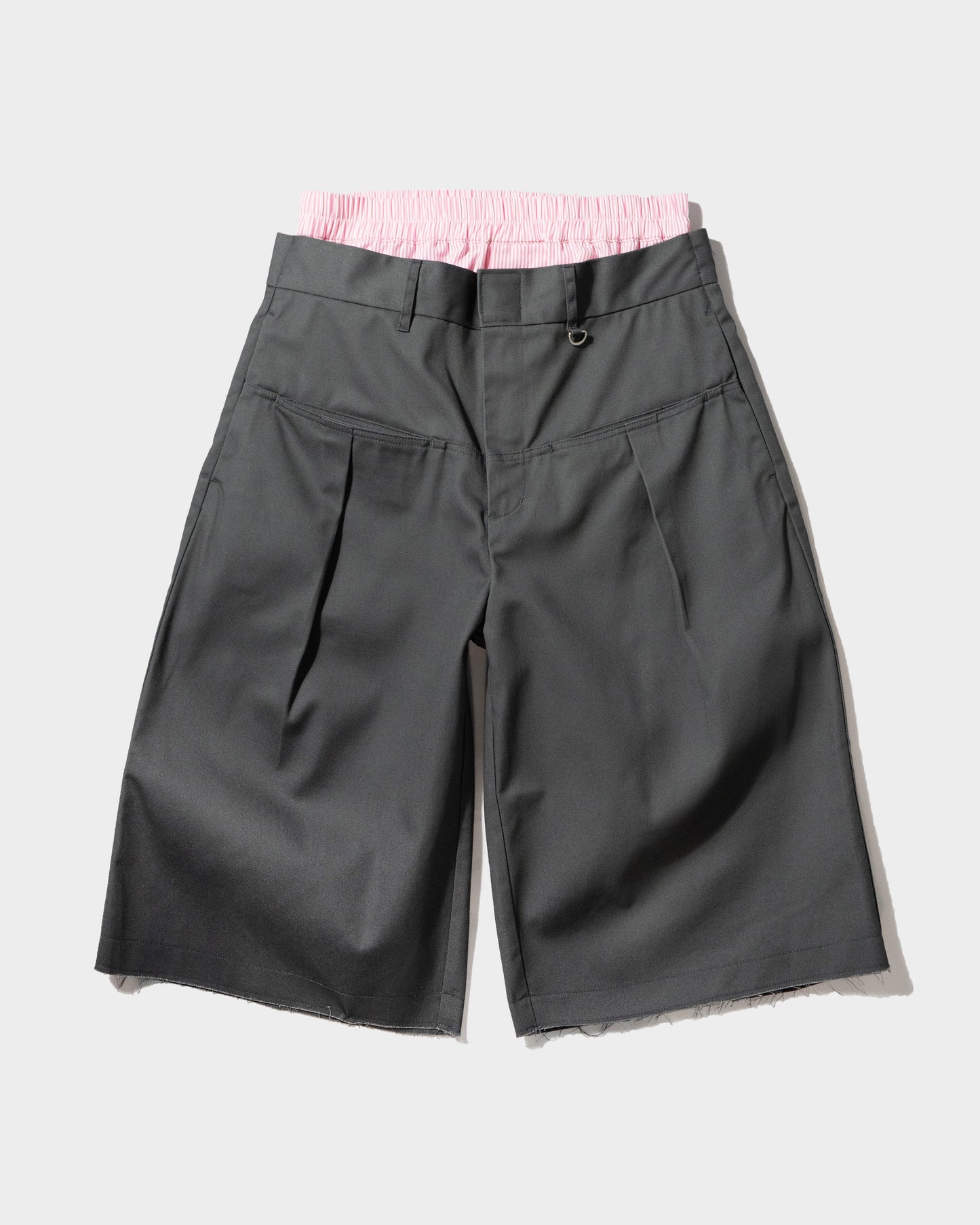 【 Dickies®︎×CAMPHORWOOD 】LAYERED BOXER CUT-OFF WIDE CHINO SHORTS