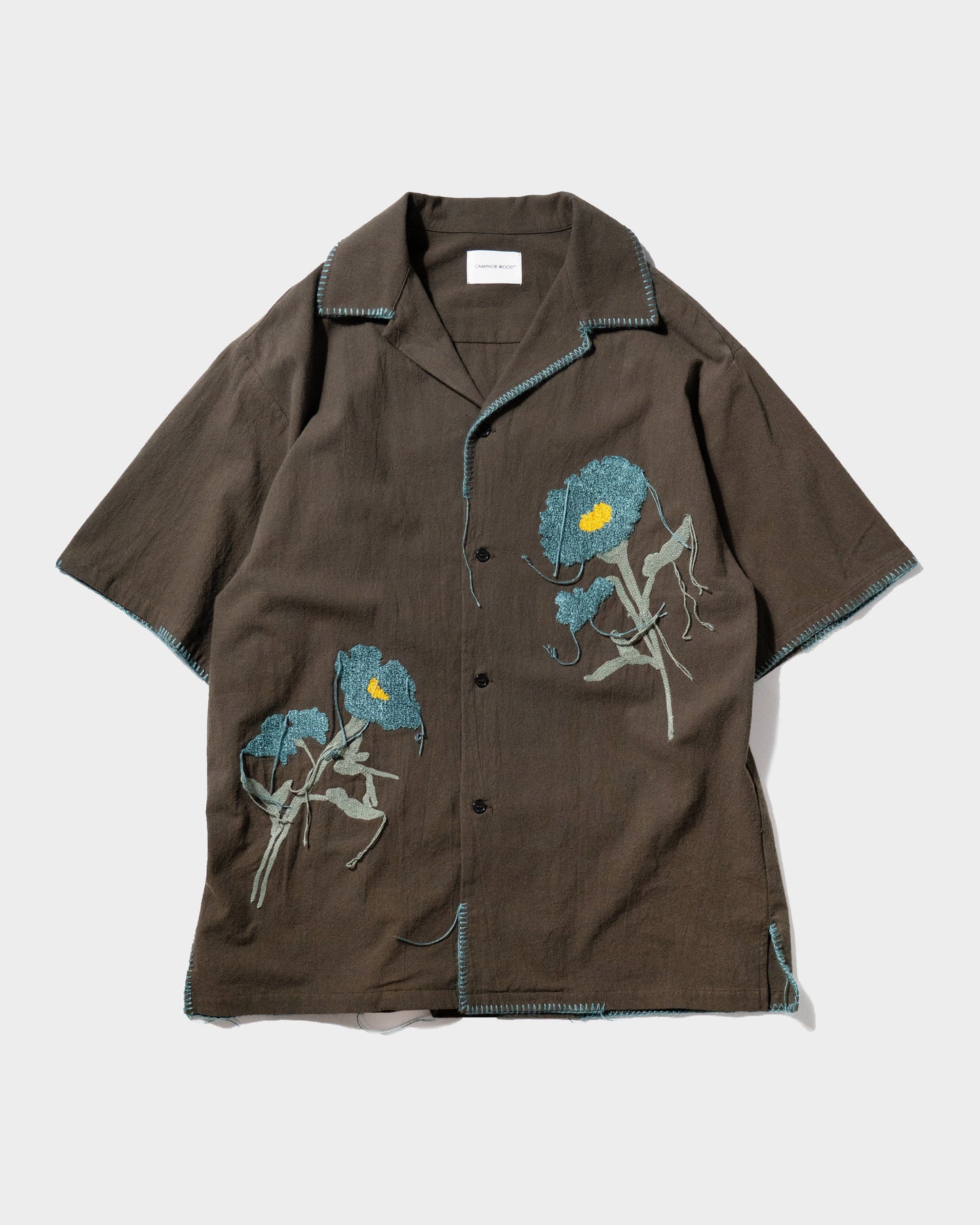 FLOWER EMBROIDERY SAGARA H/S SHIRT