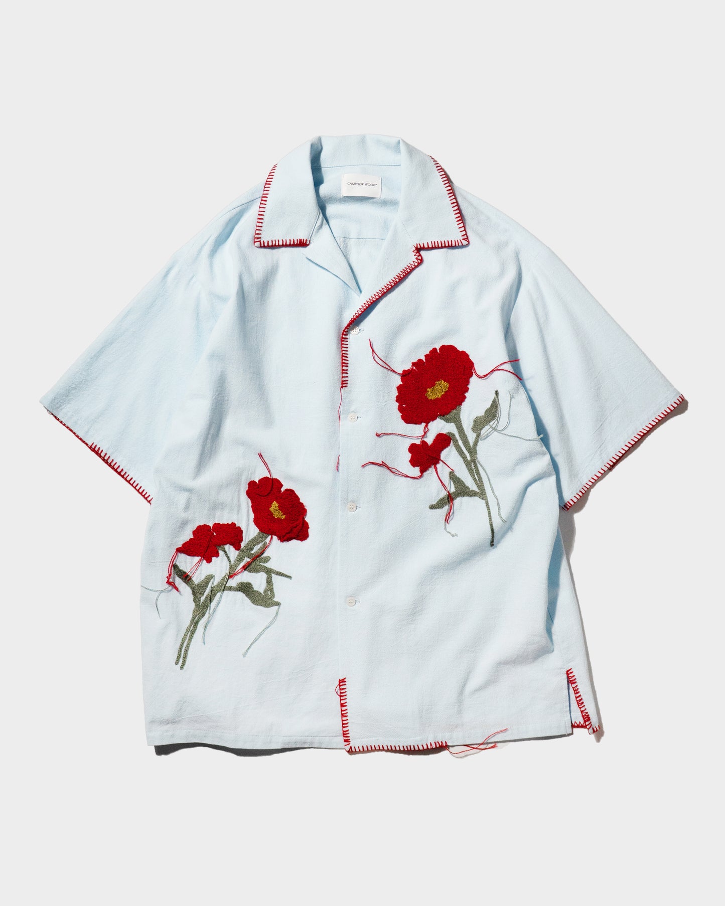 FLOWER EMBROIDERY SAGARA H/S SHIRT
