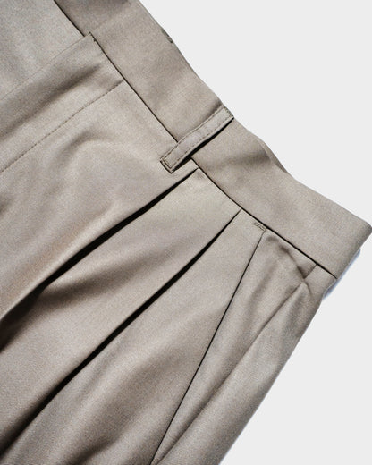 CUT OFF LAYERED SLACKS SHORTS