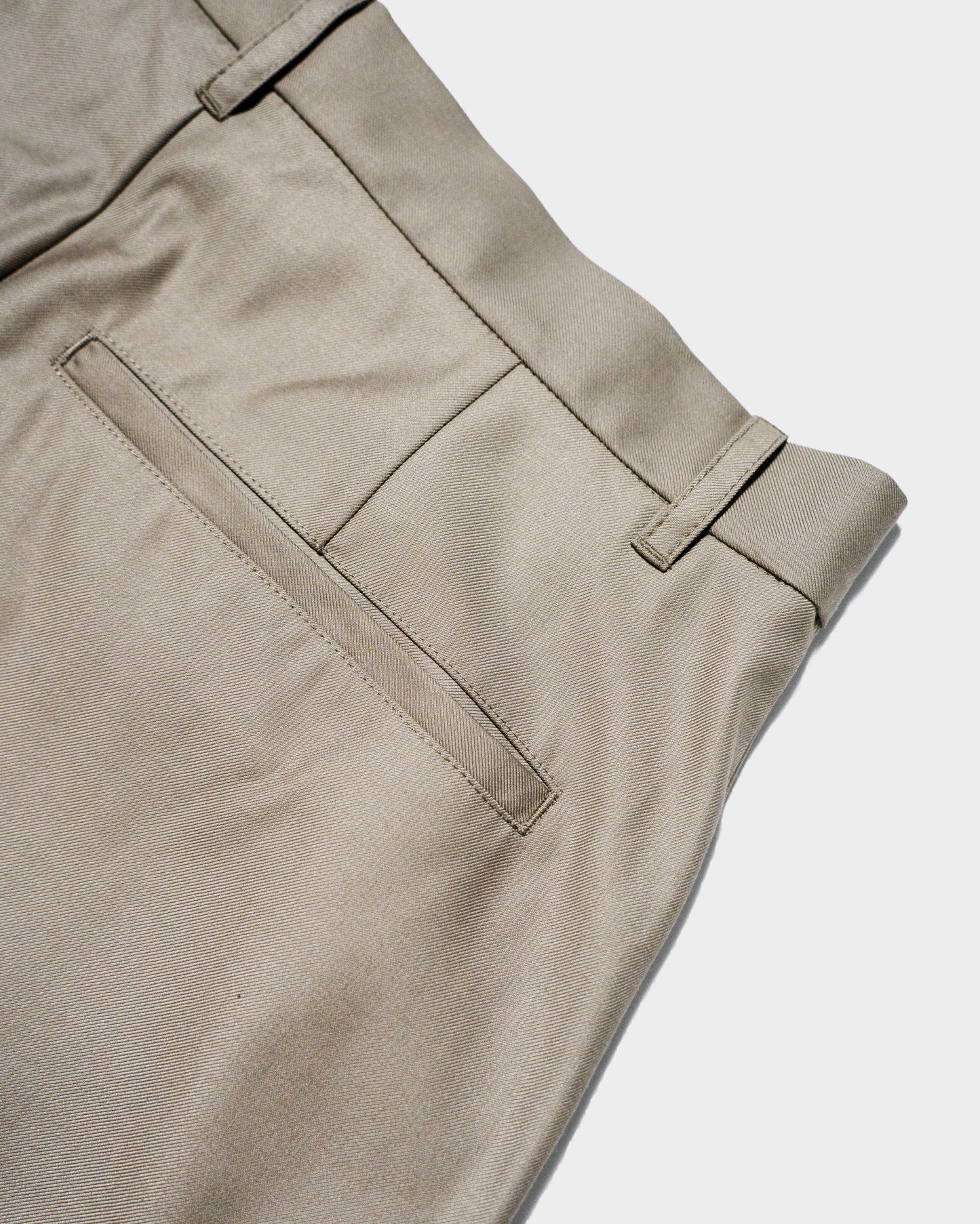 CUT OFF LAYERED SLACKS SHORTS
