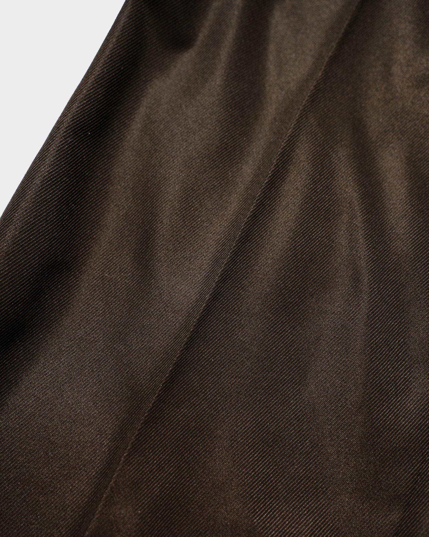 PRESSED POLYESTER FLARE SLACKS