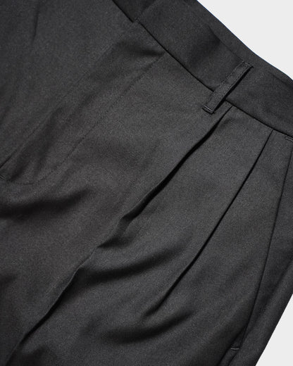CUT OFF LAYERED SLACKS SHORTS