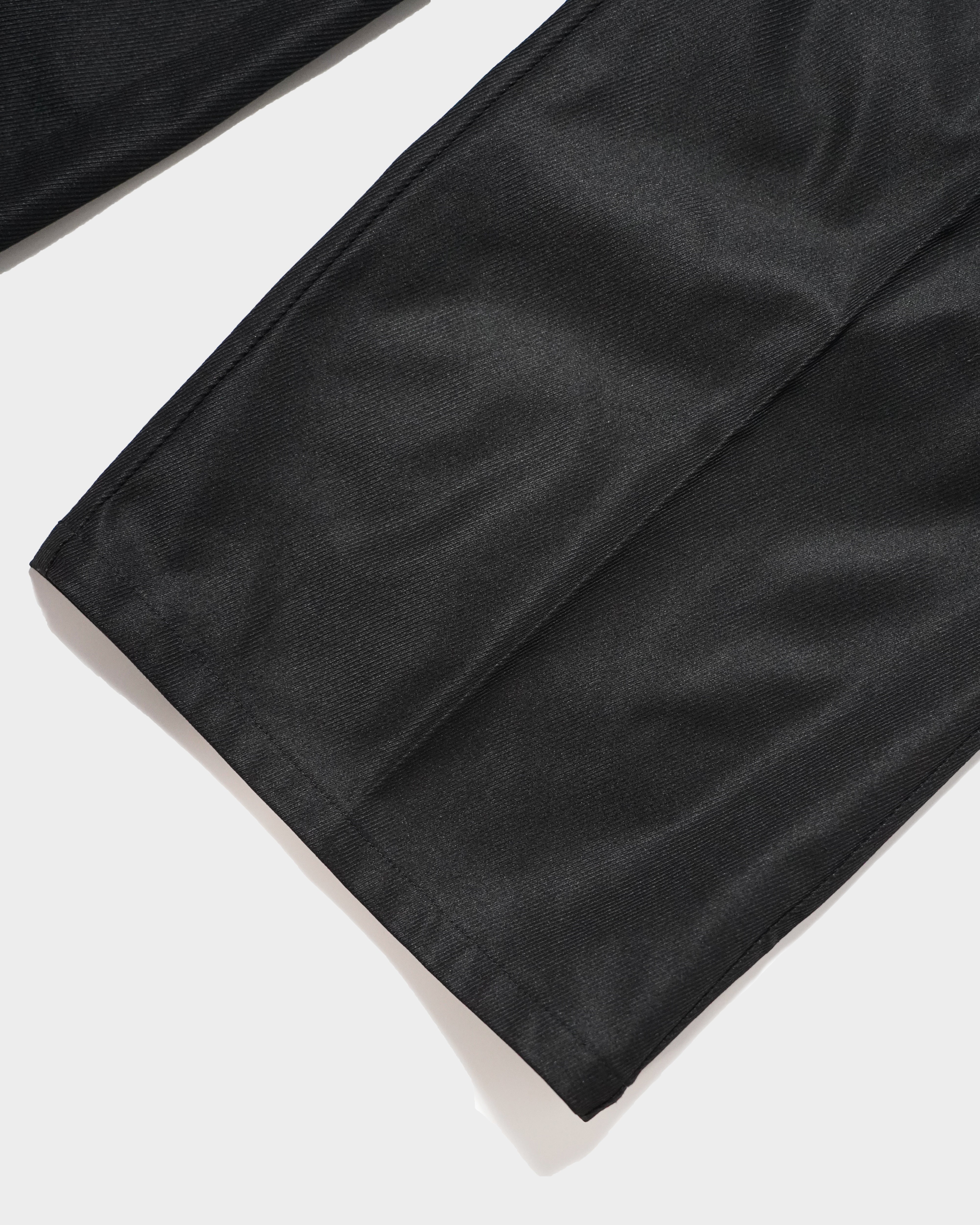 PRESSED POLYESTER FLARE SLACKS – CAMPHOR WOOD - OFFICIAL ONLINE