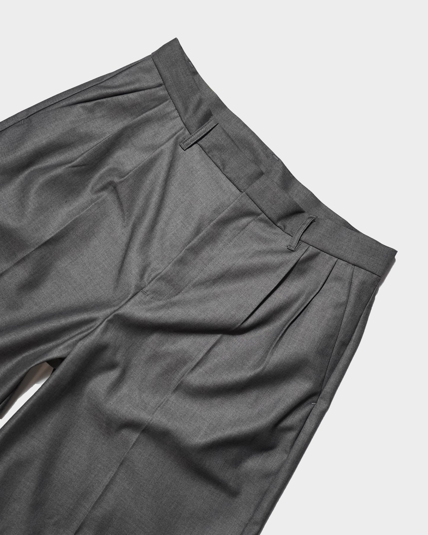 CUT OFF LAYERED SLACKS SHORTS