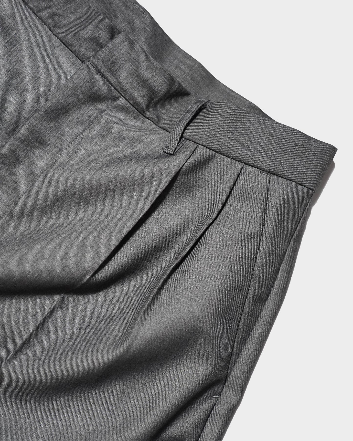 CUT OFF LAYERED SLACKS SHORTS