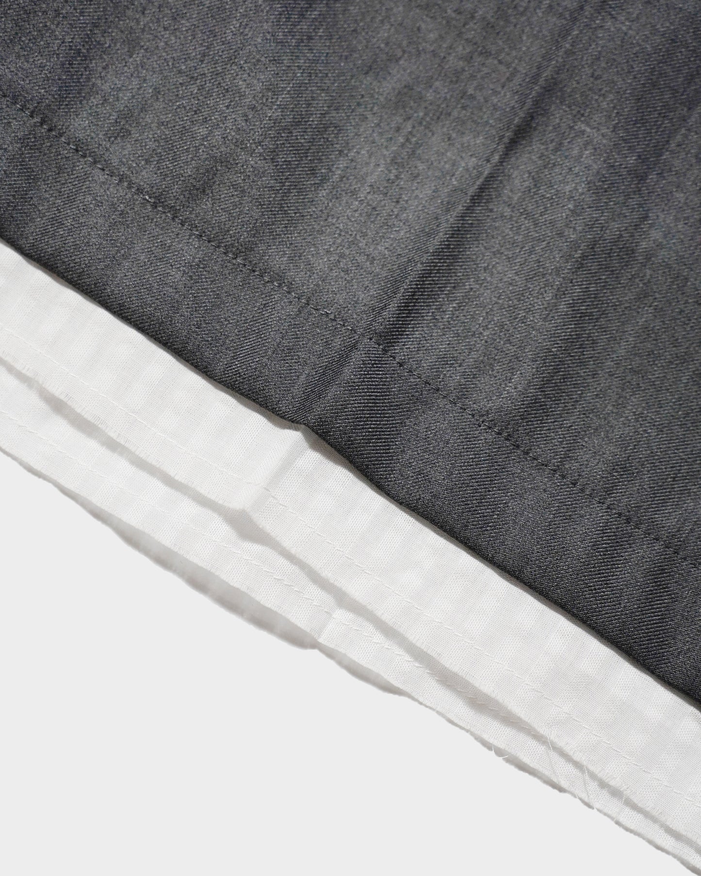 CUT OFF LAYERED SLACKS SHORTS