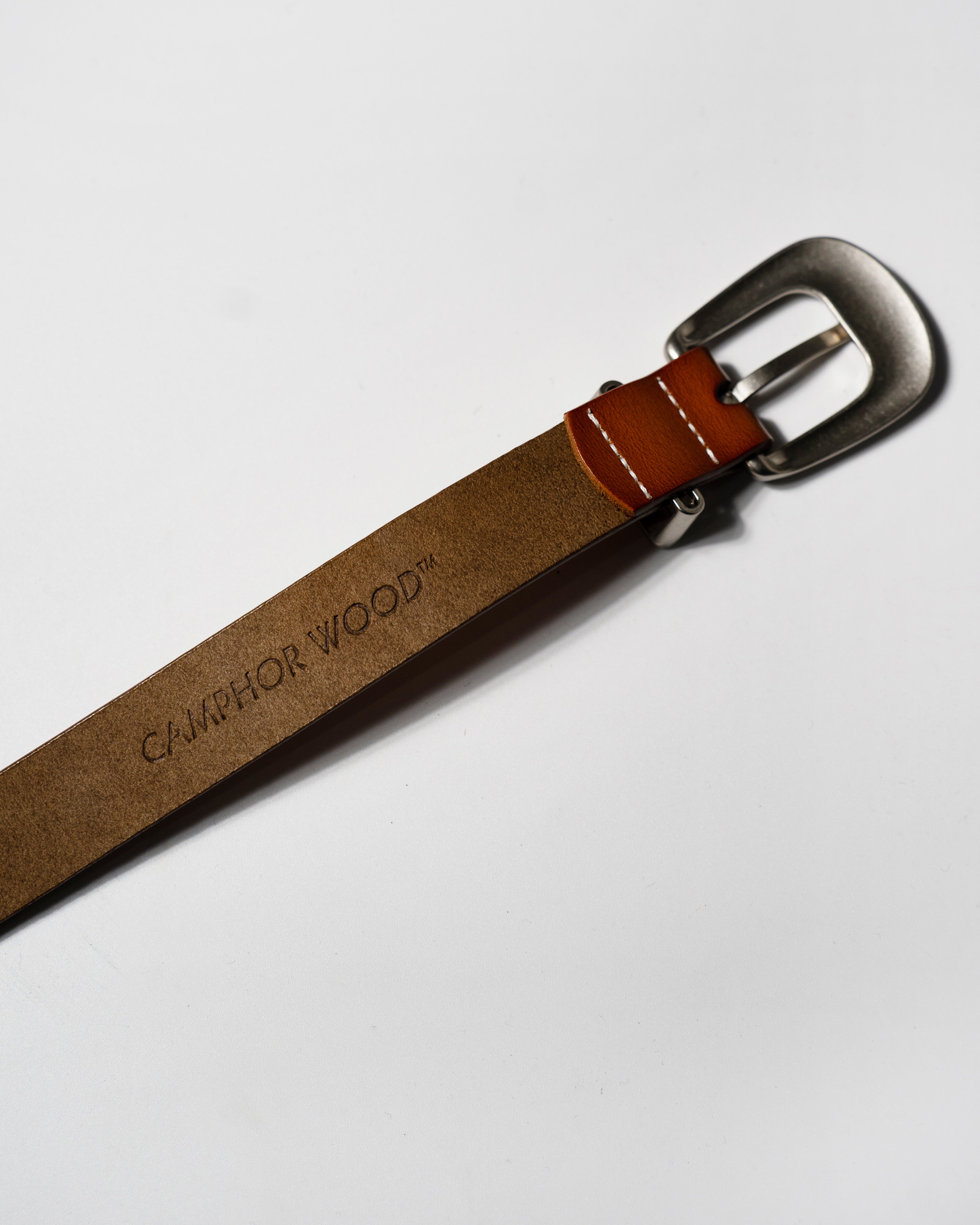 RECYCLE COW LEATHER WESTERN BELT – CAMPHOR WOOD - OFFICIAL ONLINE