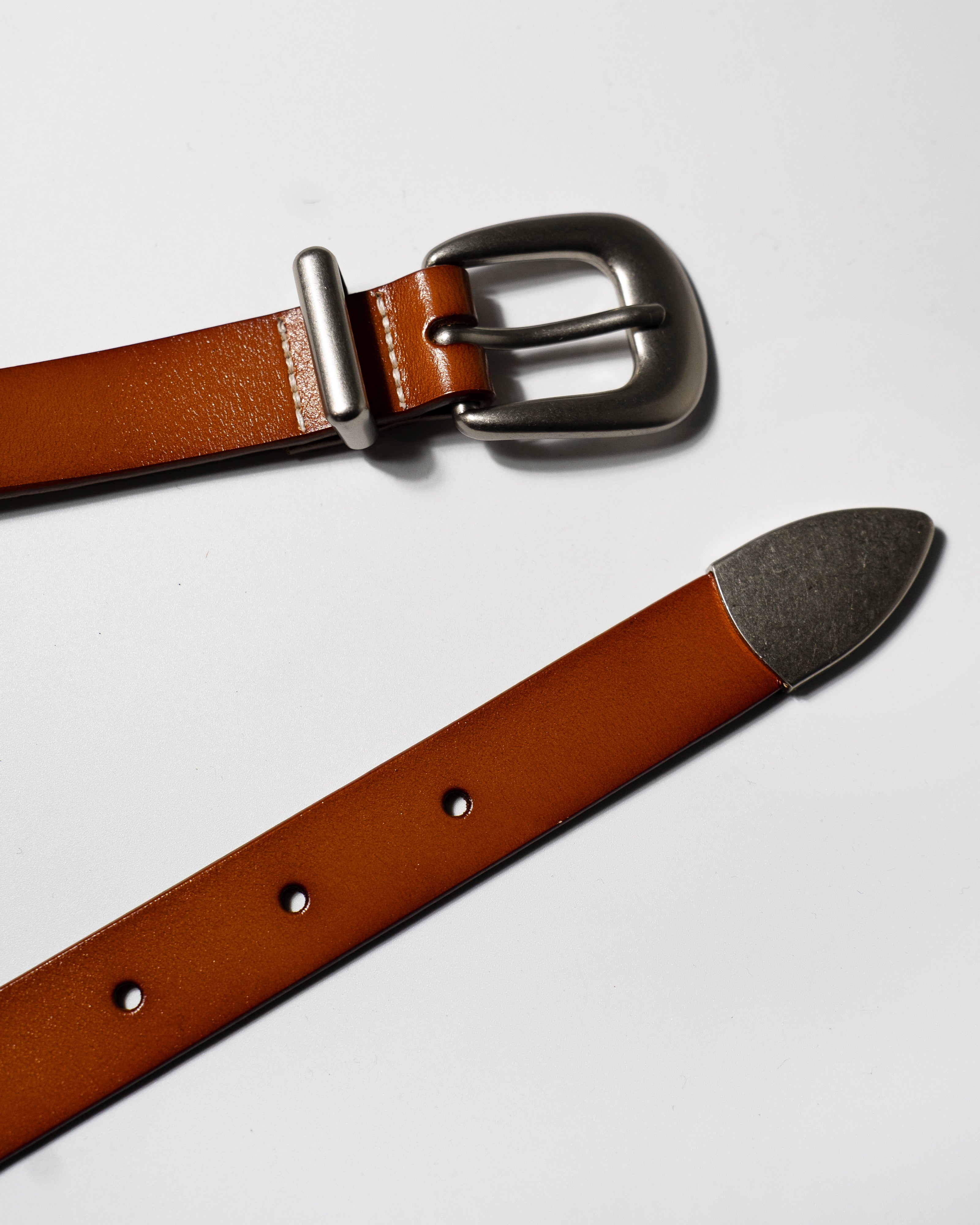 RECYCLE COW LEATHER WESTERN BELT – CAMPHOR WOOD - OFFICIAL ONLINE