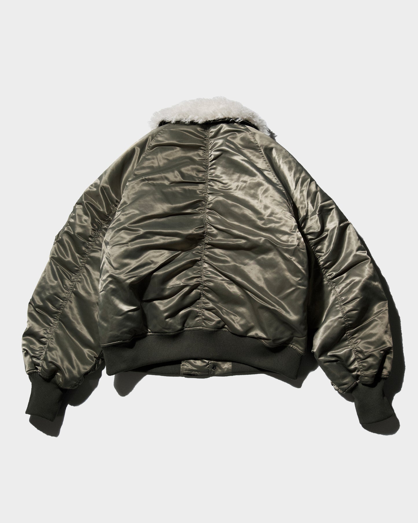 DETACHABLE COLLAR FIREMAN BOMBER JACKET