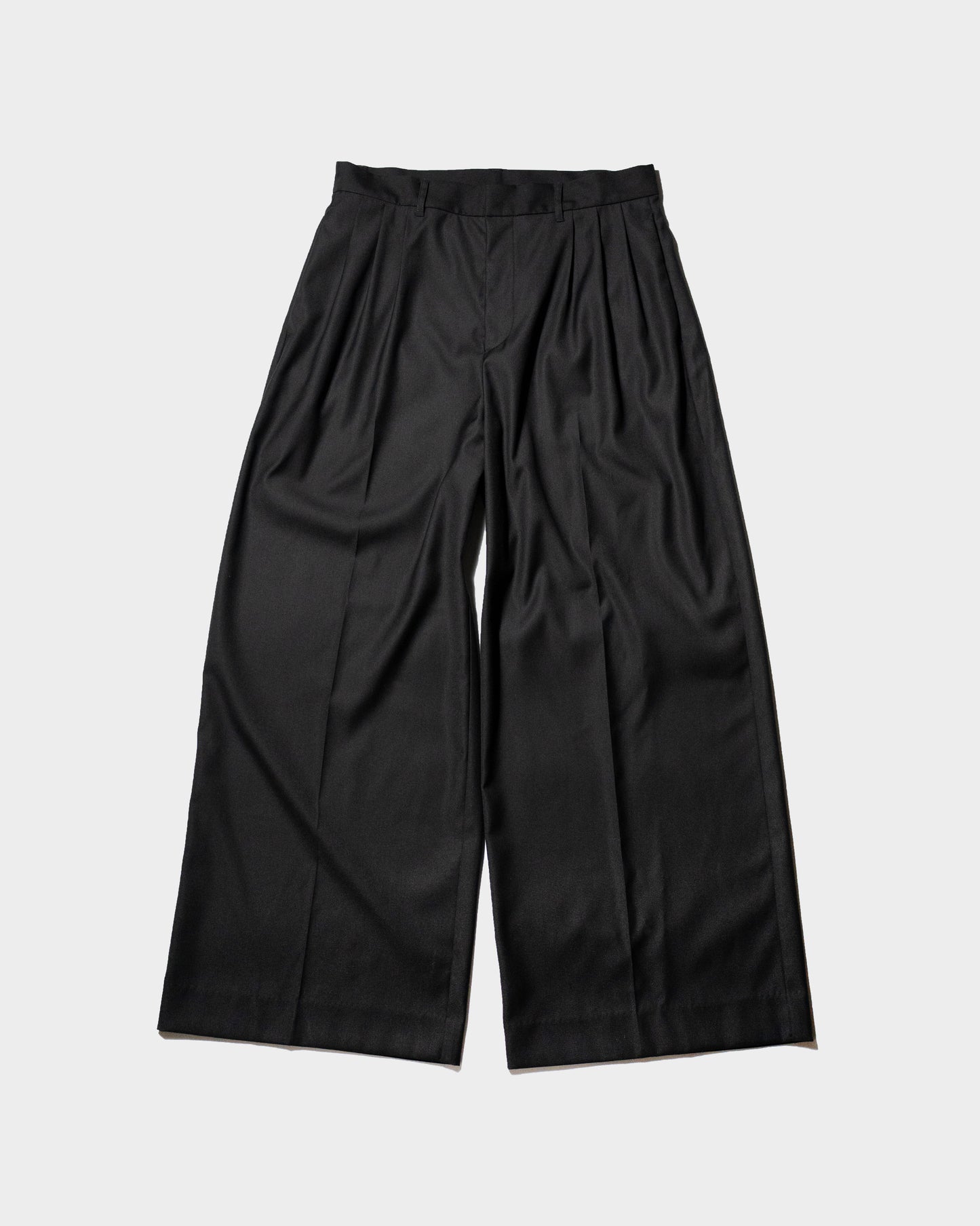 3 TUCK WIDE BAGGY SLACKS