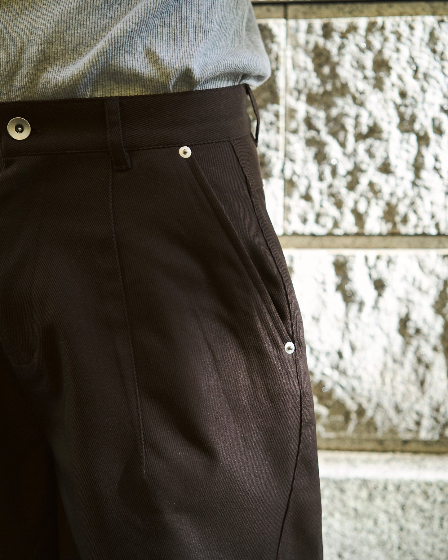 super baggy polyester slacks