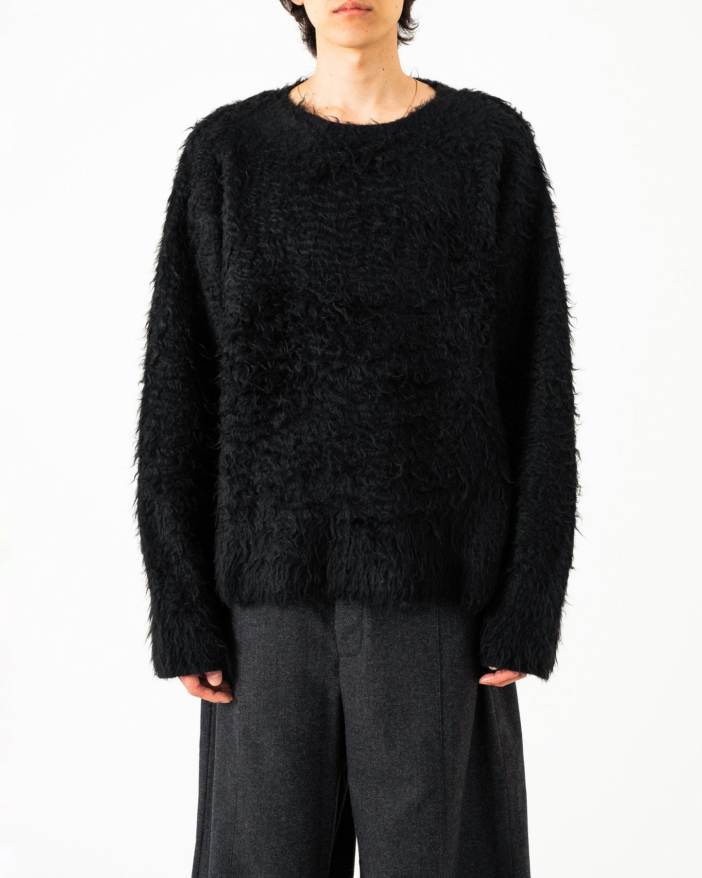 MOHAIR TOUCH SUPER SHAGGY PULLOVER