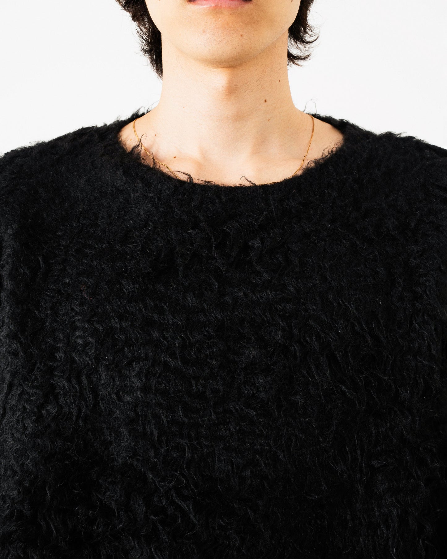 MOHAIR TOUCH SUPER SHAGGY PULLOVER