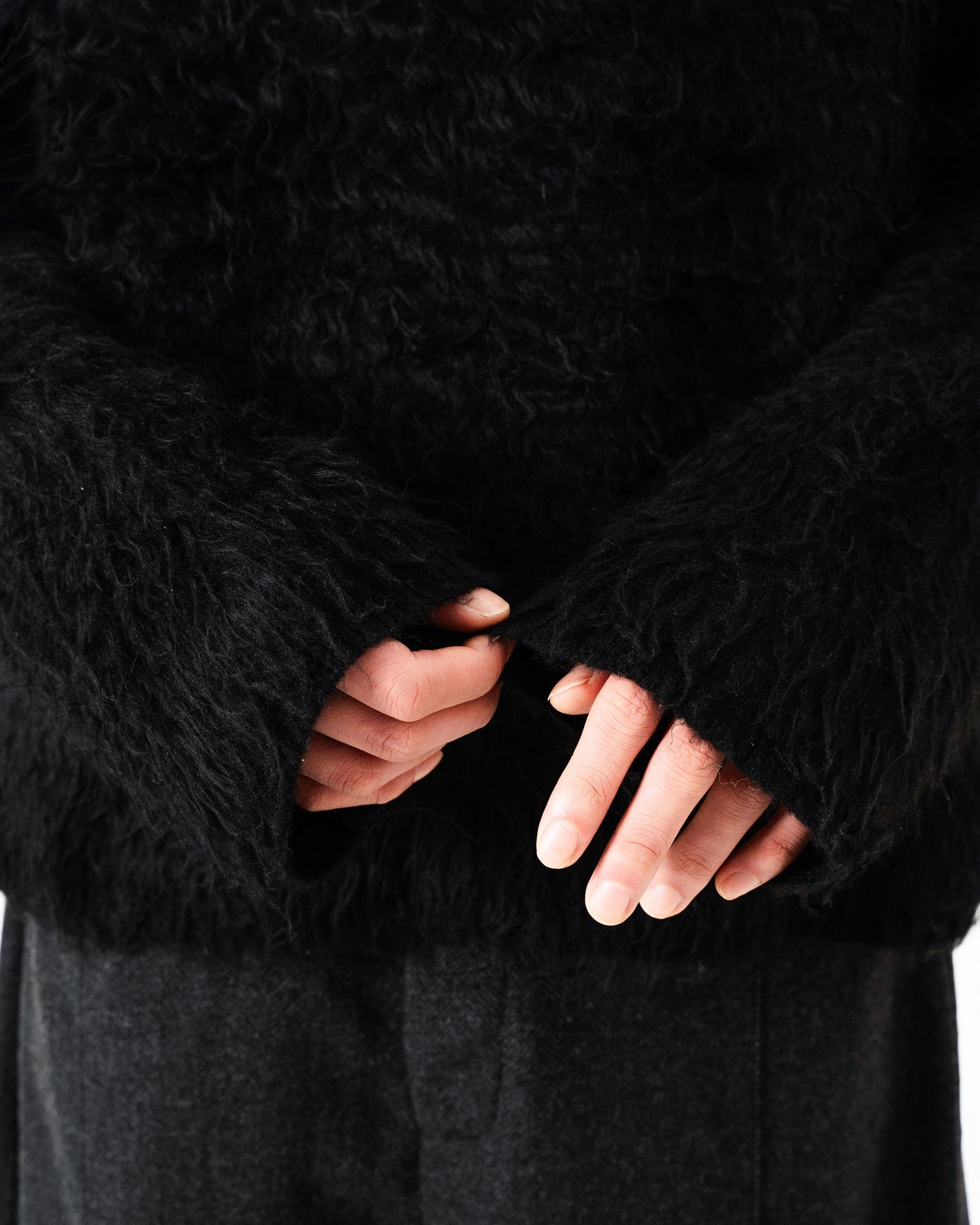 MOHAIR TOUCH SUPER SHAGGY PULLOVER