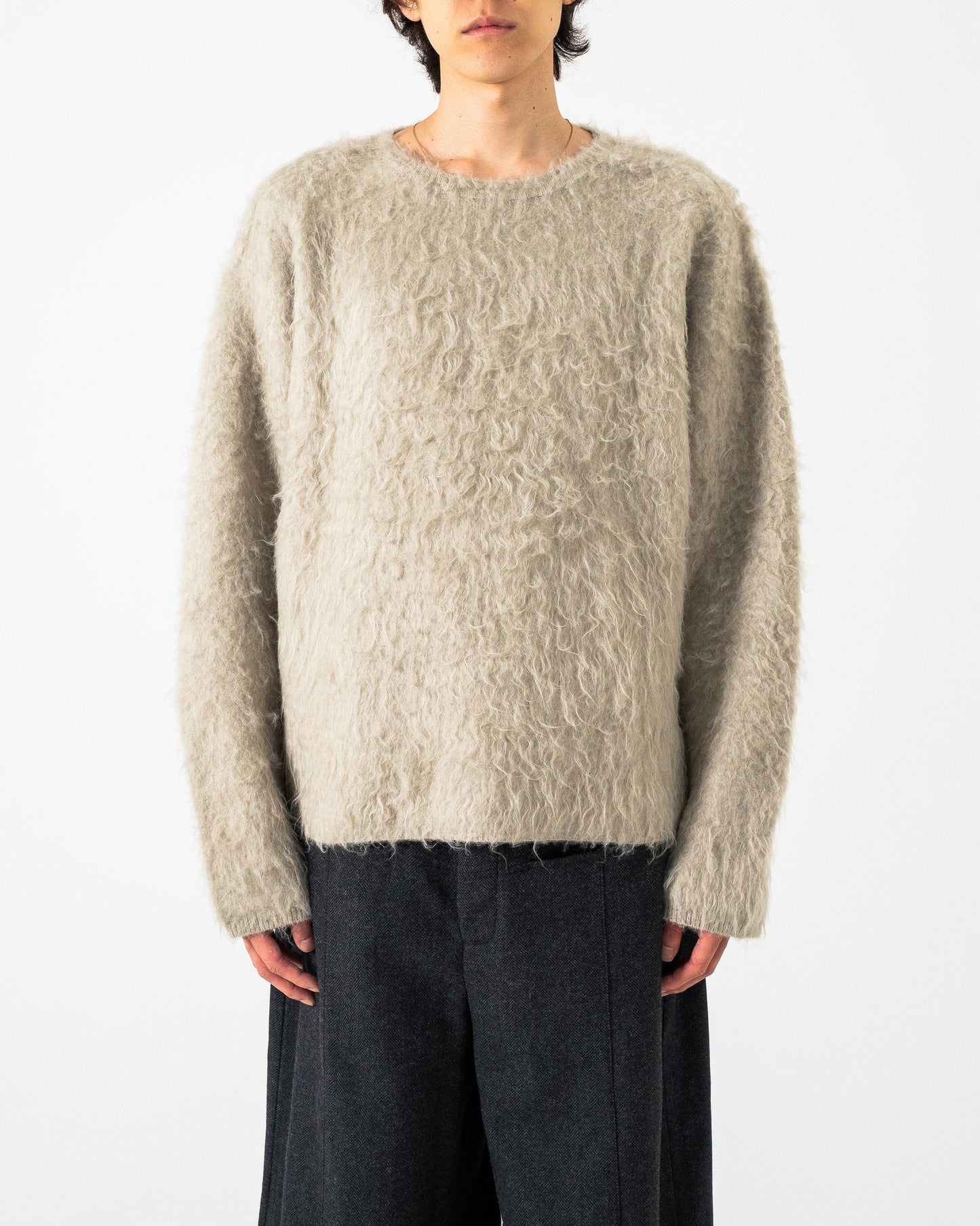 MOHAIR TOUCH SUPER SHAGGY PULLOVER