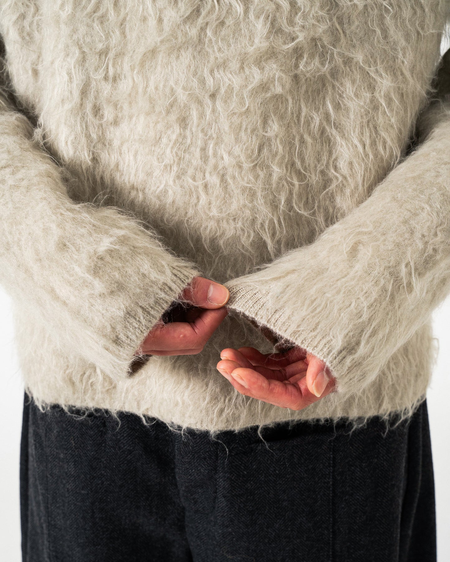 MOHAIR TOUCH SUPER SHAGGY PULLOVER