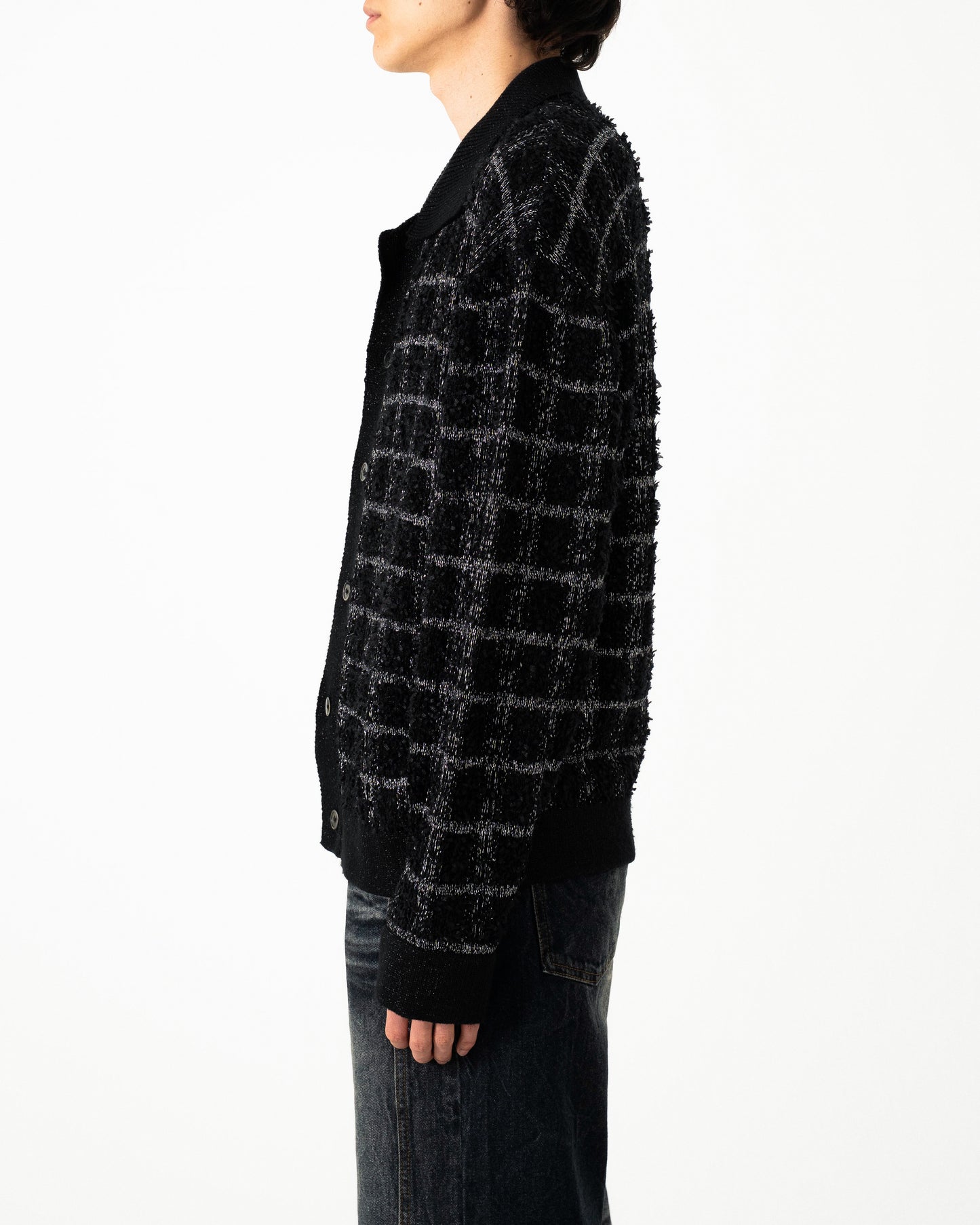 RAME TWEED KNIT L/S SHIRT